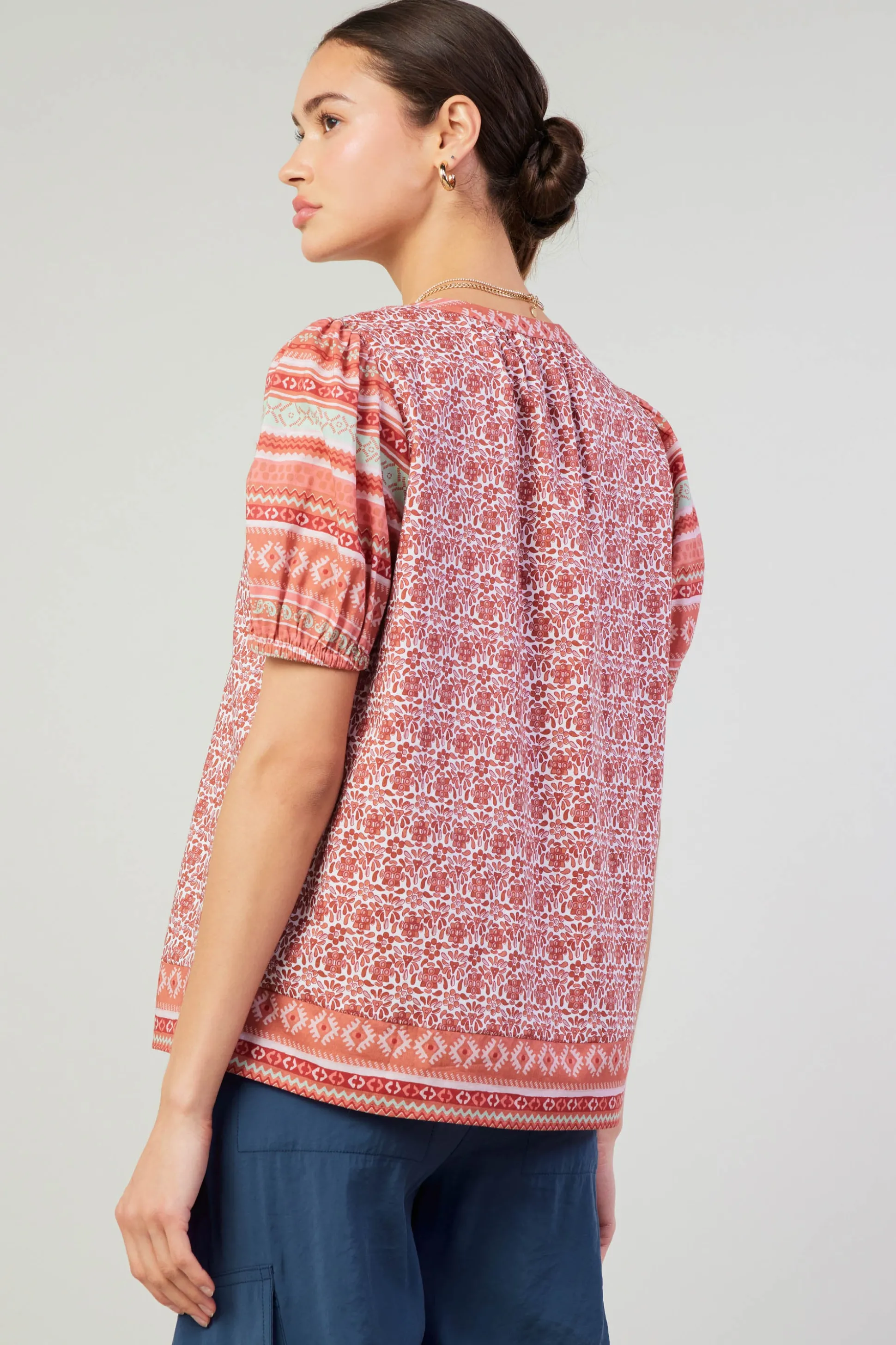 Floral Bohemian Top<Current Air Sale