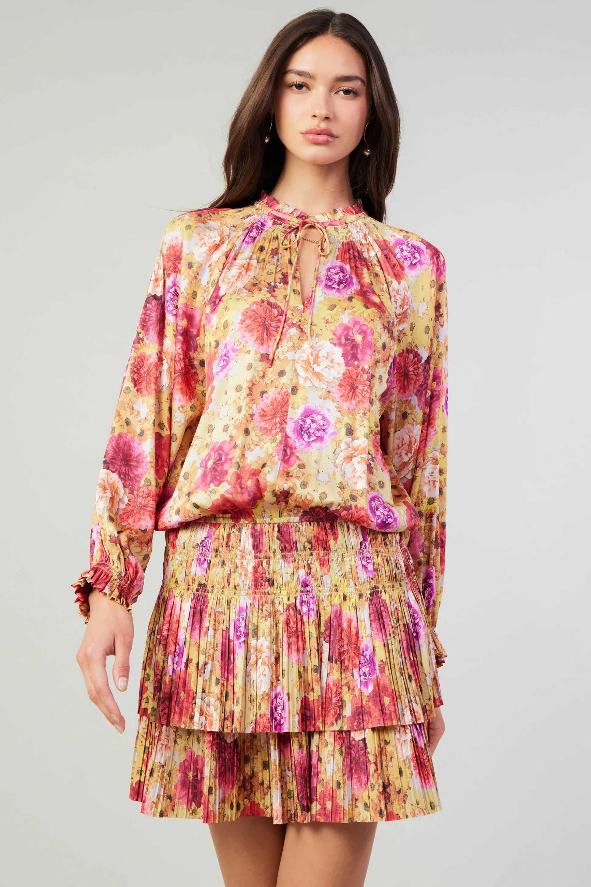 Aurelie Rose Mini Dress<Current Air Clearance