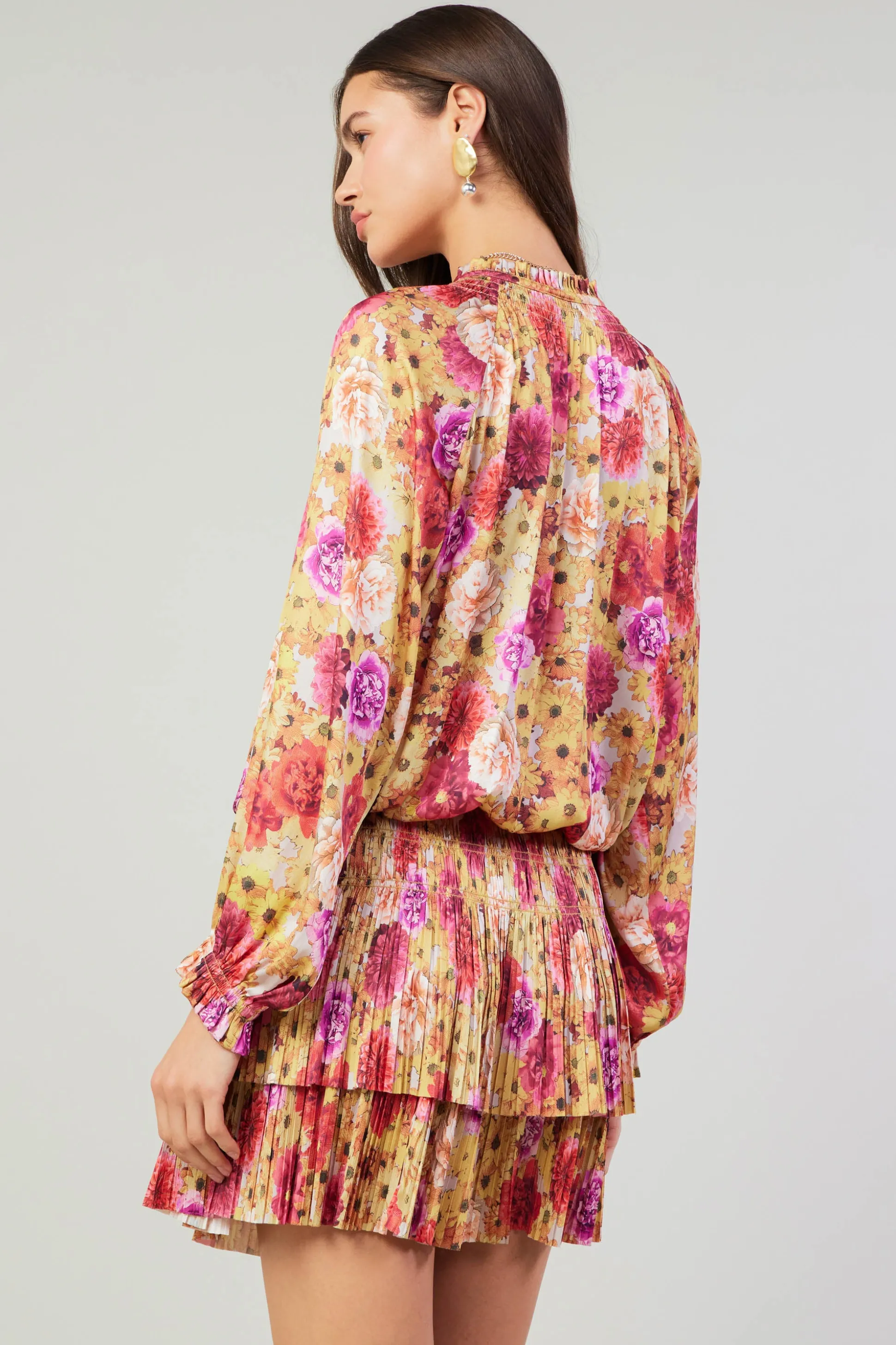 Aurelie Rose Mini Dress<Current Air Clearance