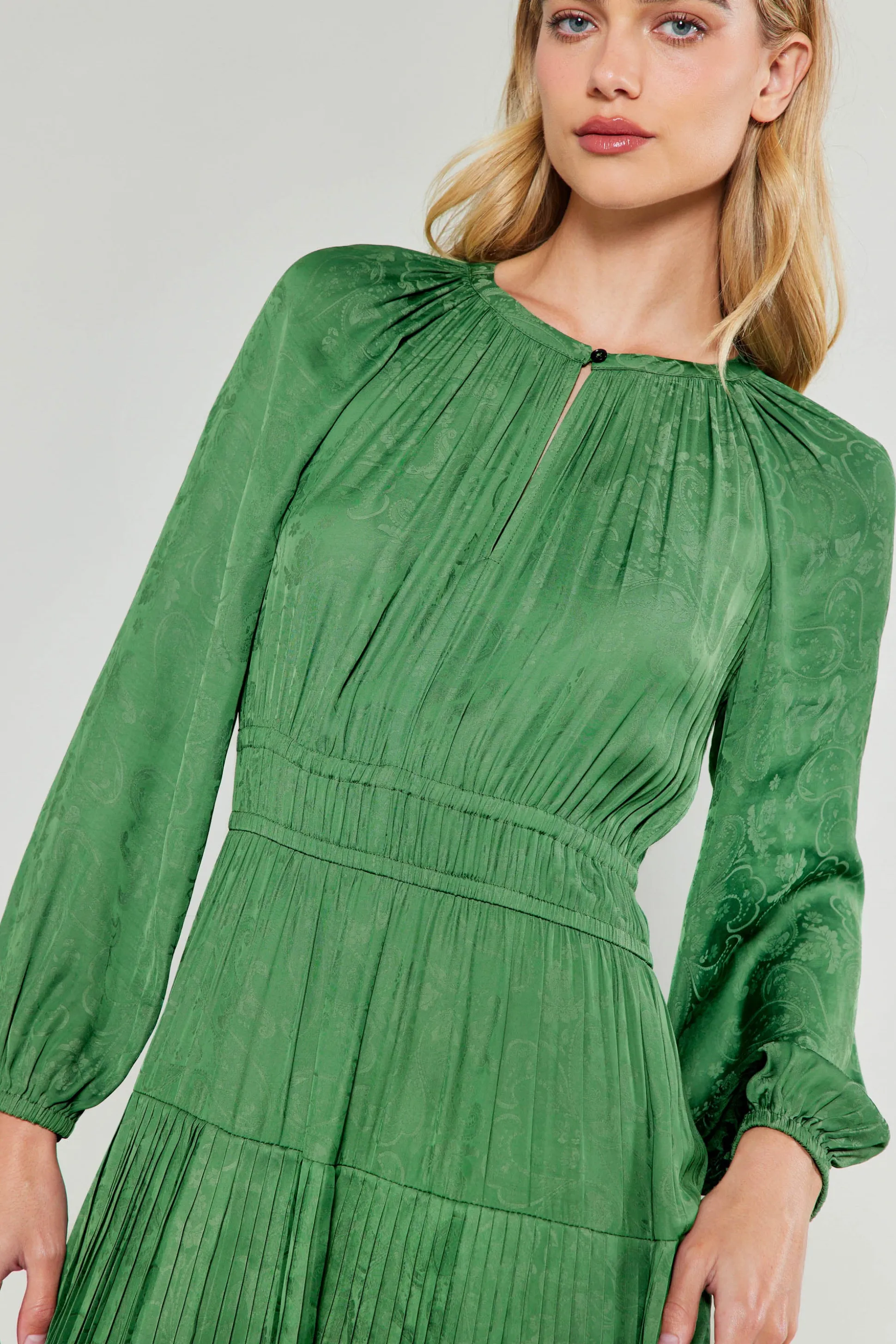 Laraline Paisley Jacquard Midi Dress<Current Air Clearance