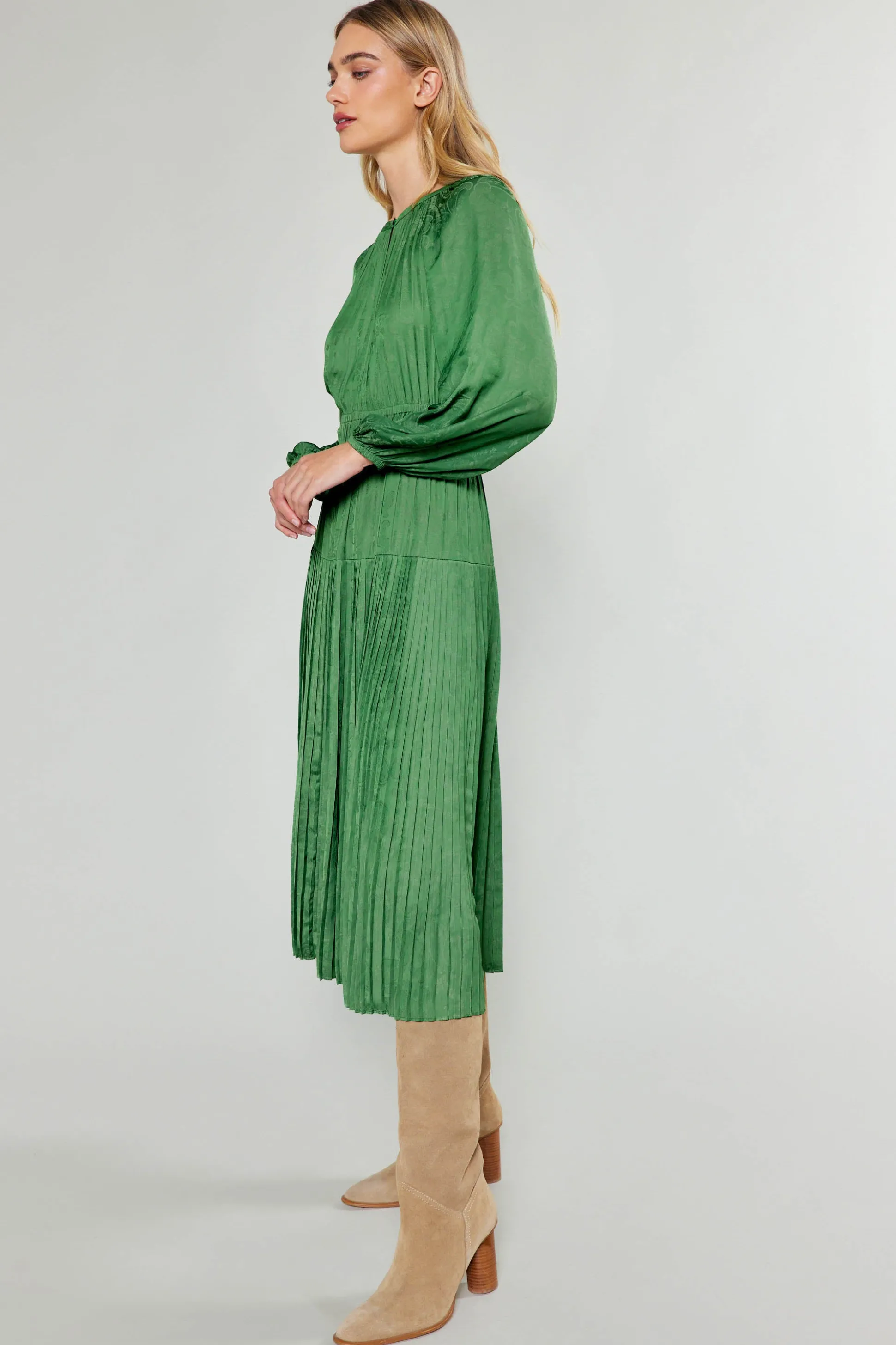 Laraline Paisley Jacquard Midi Dress<Current Air Clearance