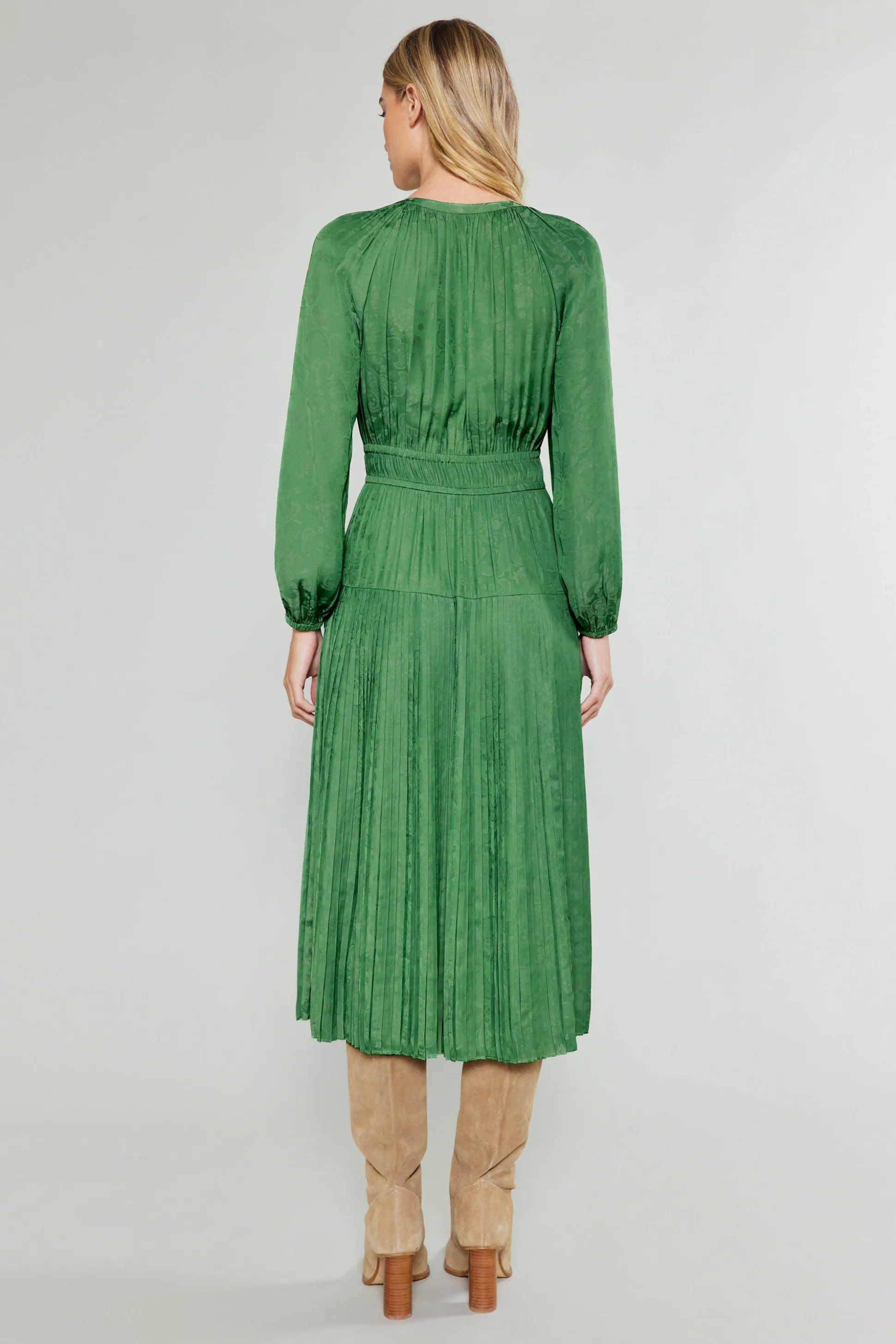 Laraline Paisley Jacquard Midi Dress<Current Air Clearance