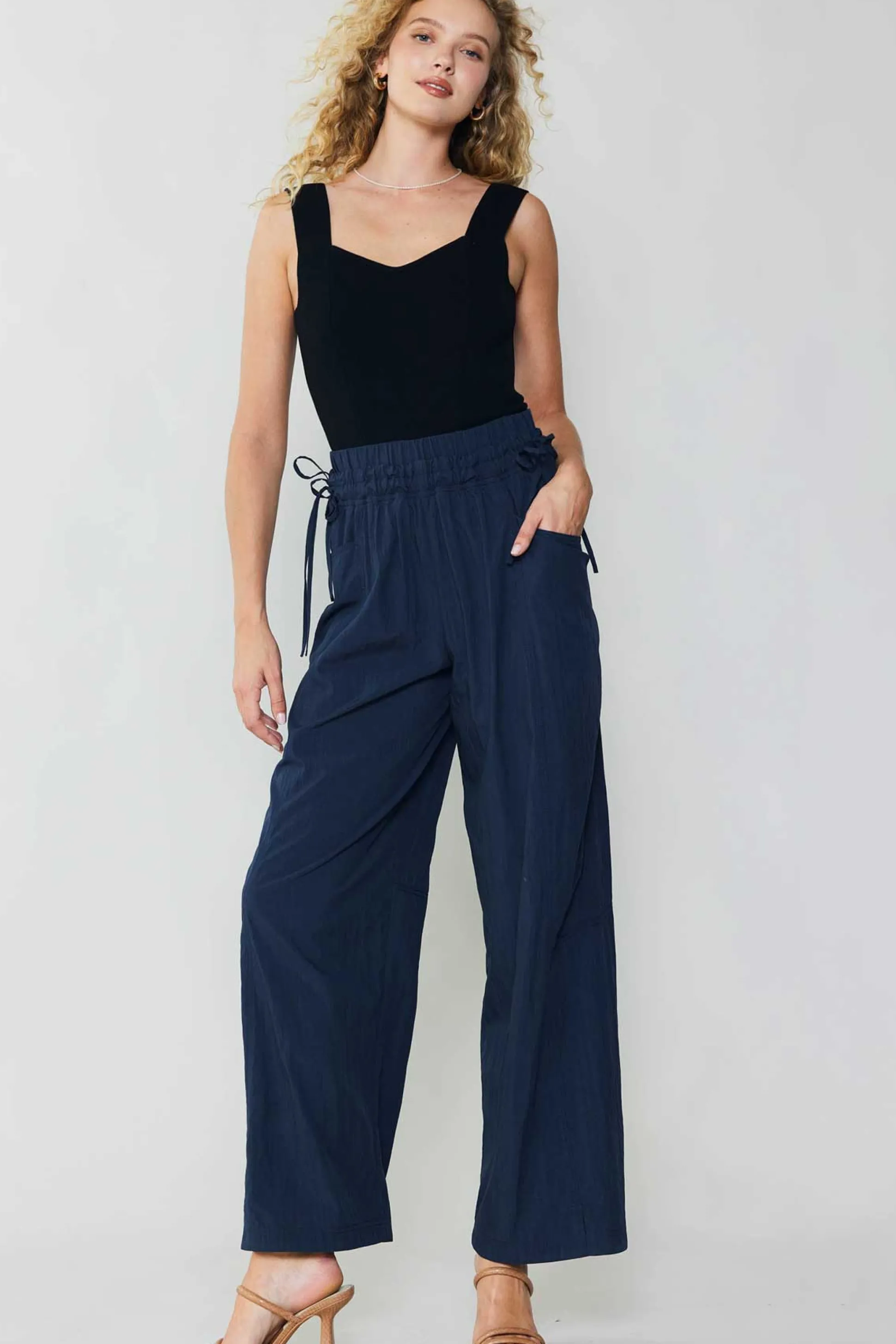 Adjustable Waist Pants<Current Air New