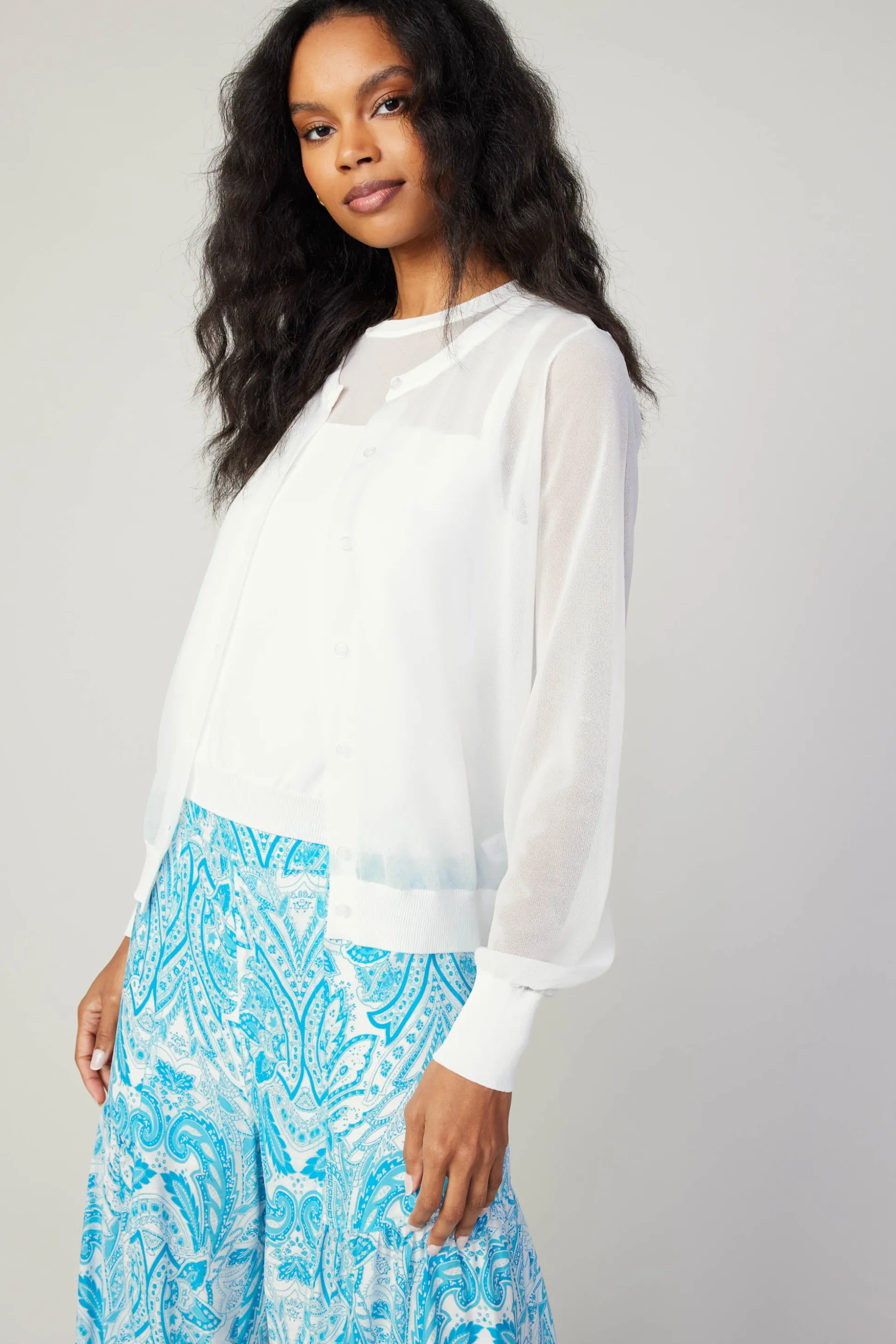 Cardigan Cami Set<Current Air Discount