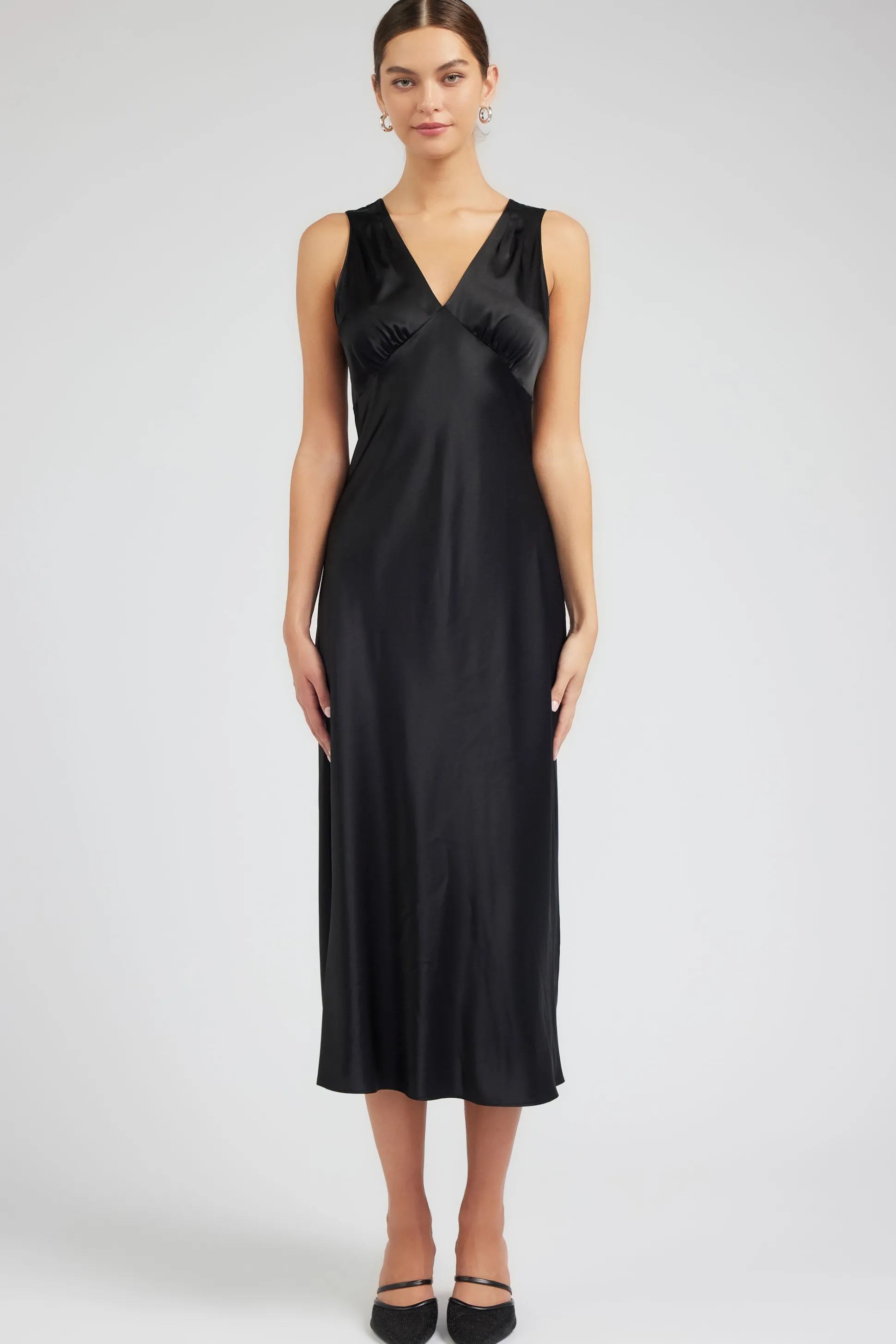Silk Sweetheart Maxi Dress<Current Air Fashion