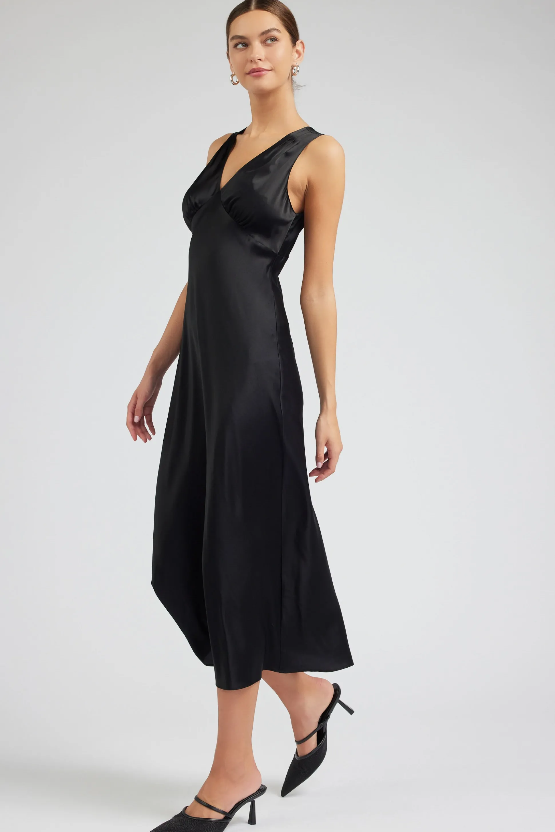 Silk Sweetheart Maxi Dress<Current Air Fashion