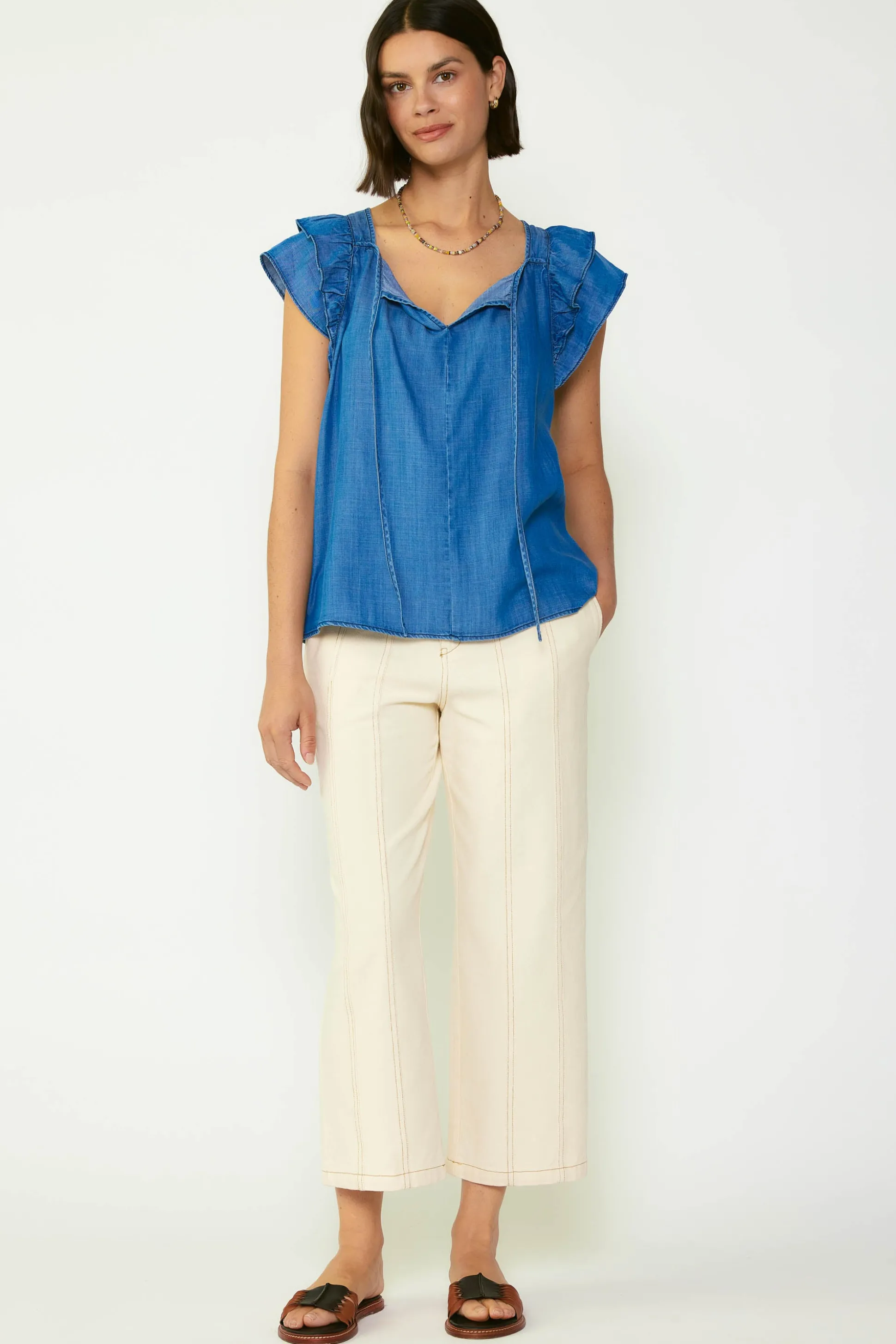 Back Cutout Top<Current Air Best