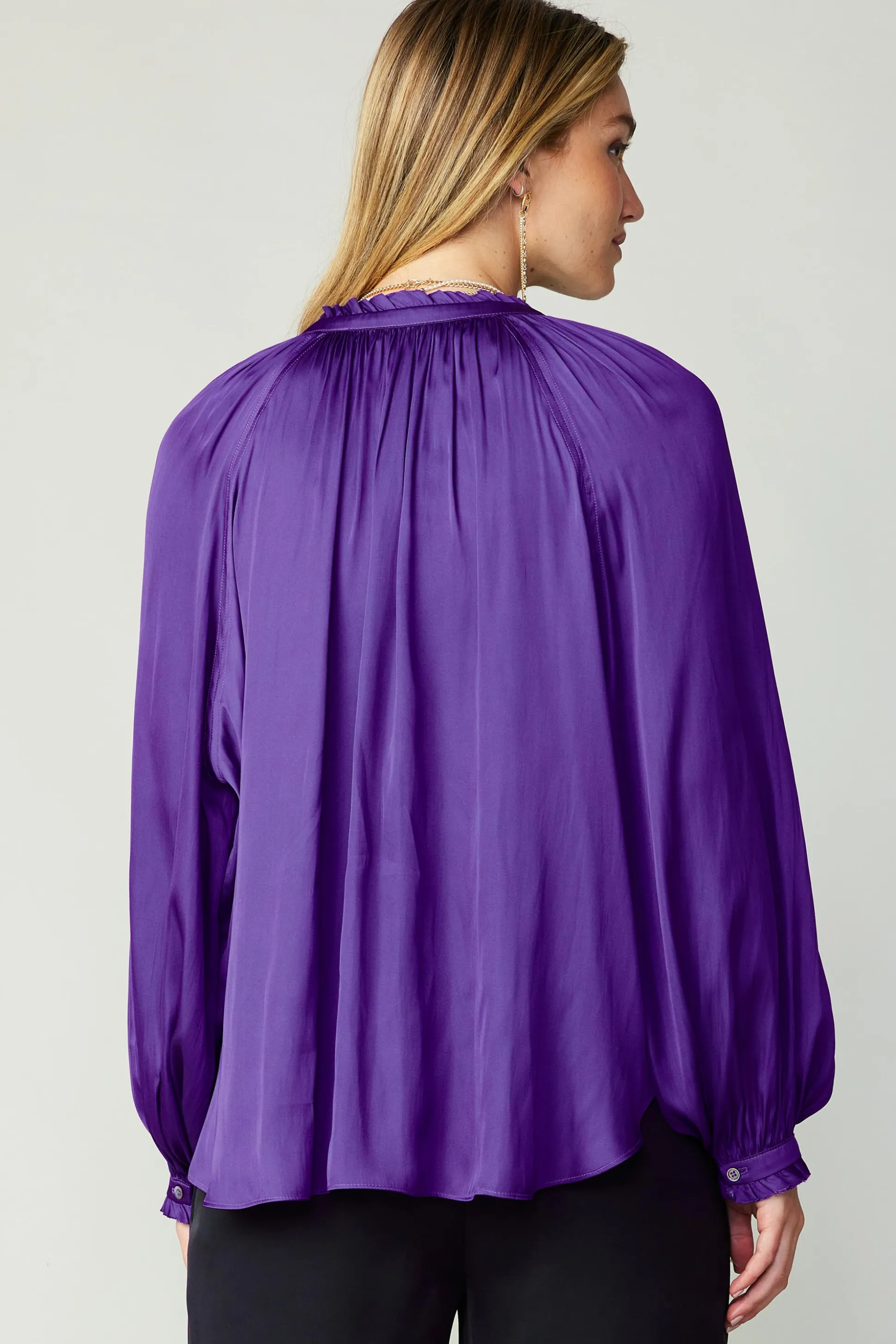 Ruffled Cuff Blouse<Current Air Discount
