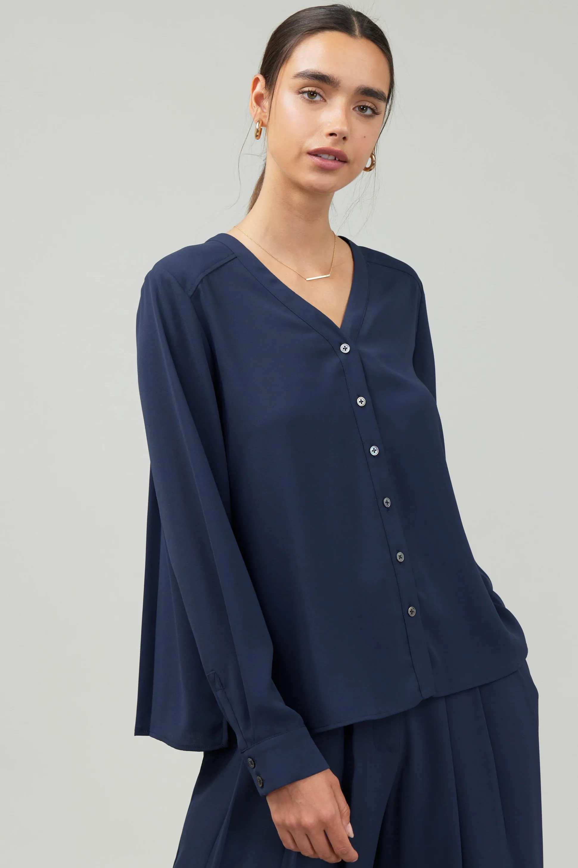 Buttondown Blouse<Current Air Discount
