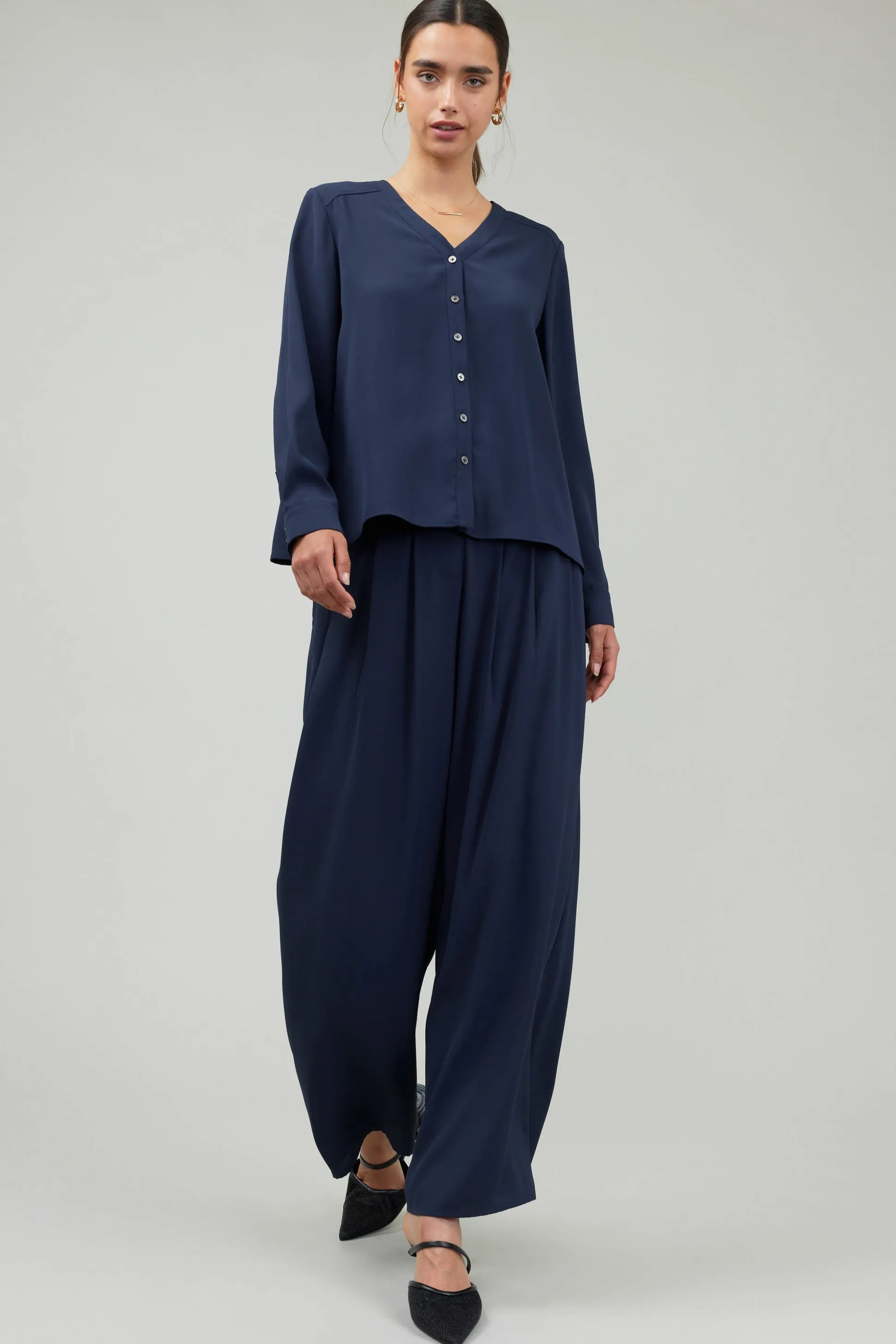 Buttondown Blouse<Current Air Discount