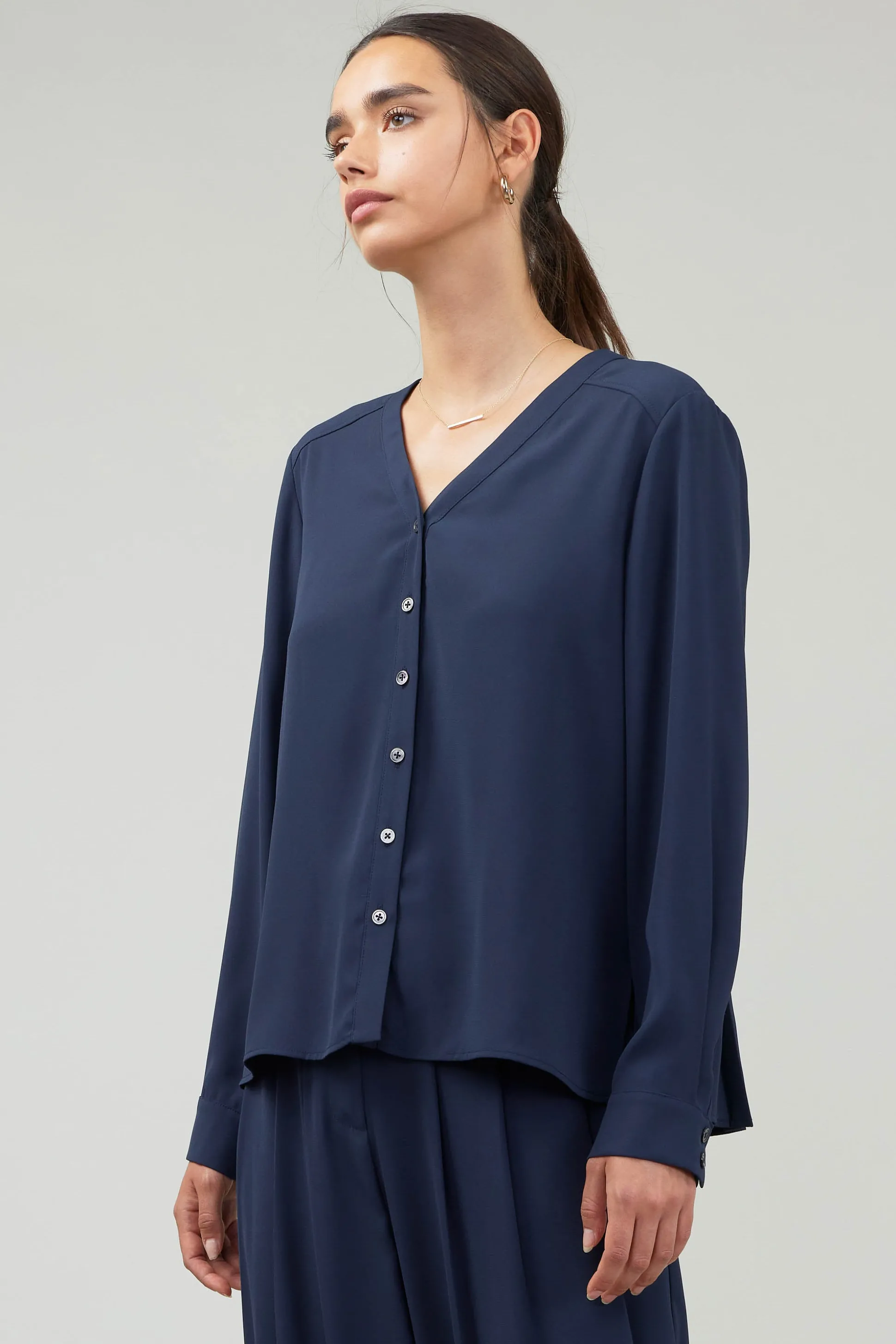 Buttondown Blouse<Current Air Discount