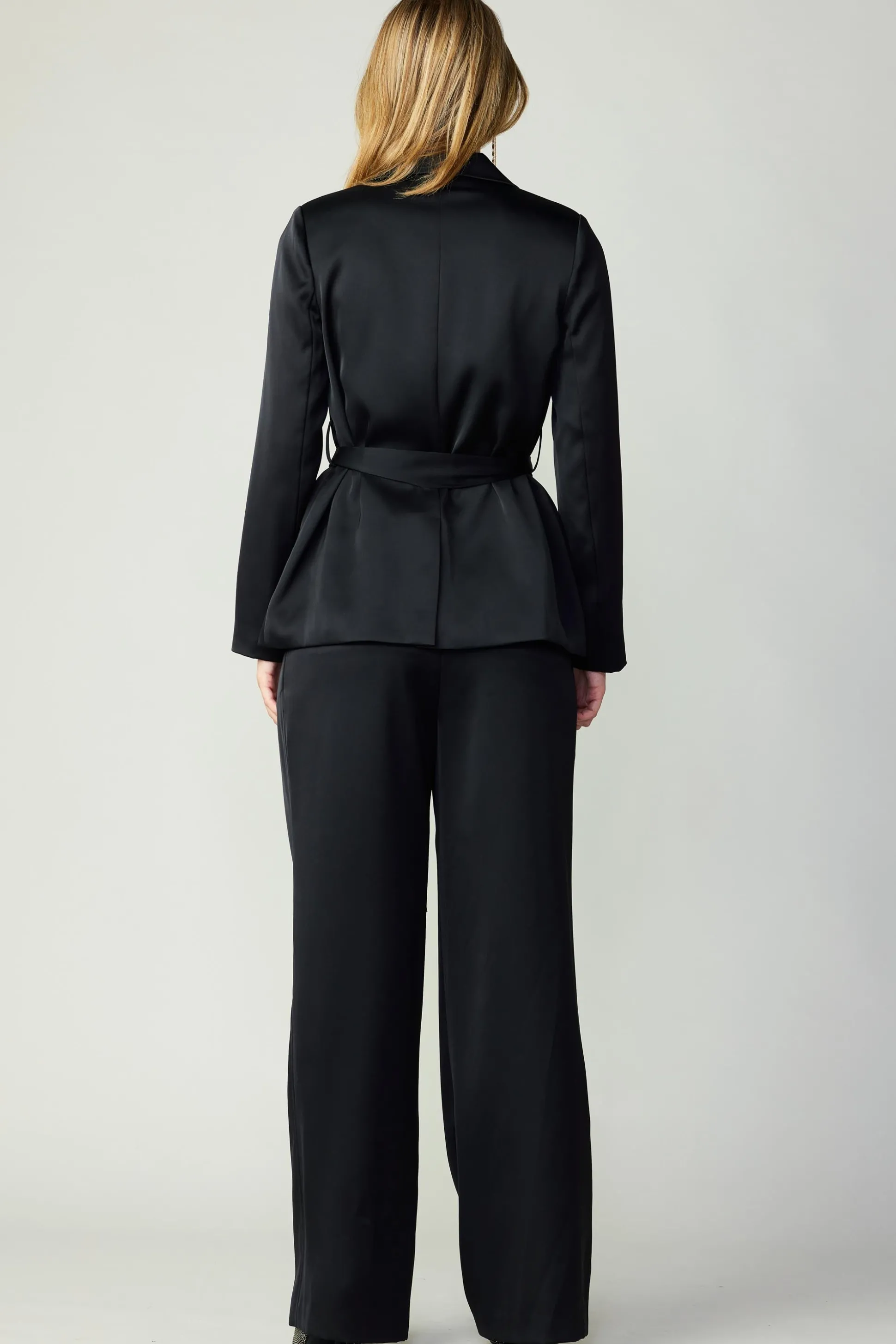 Silky Belted Blazer<Current Air Outlet