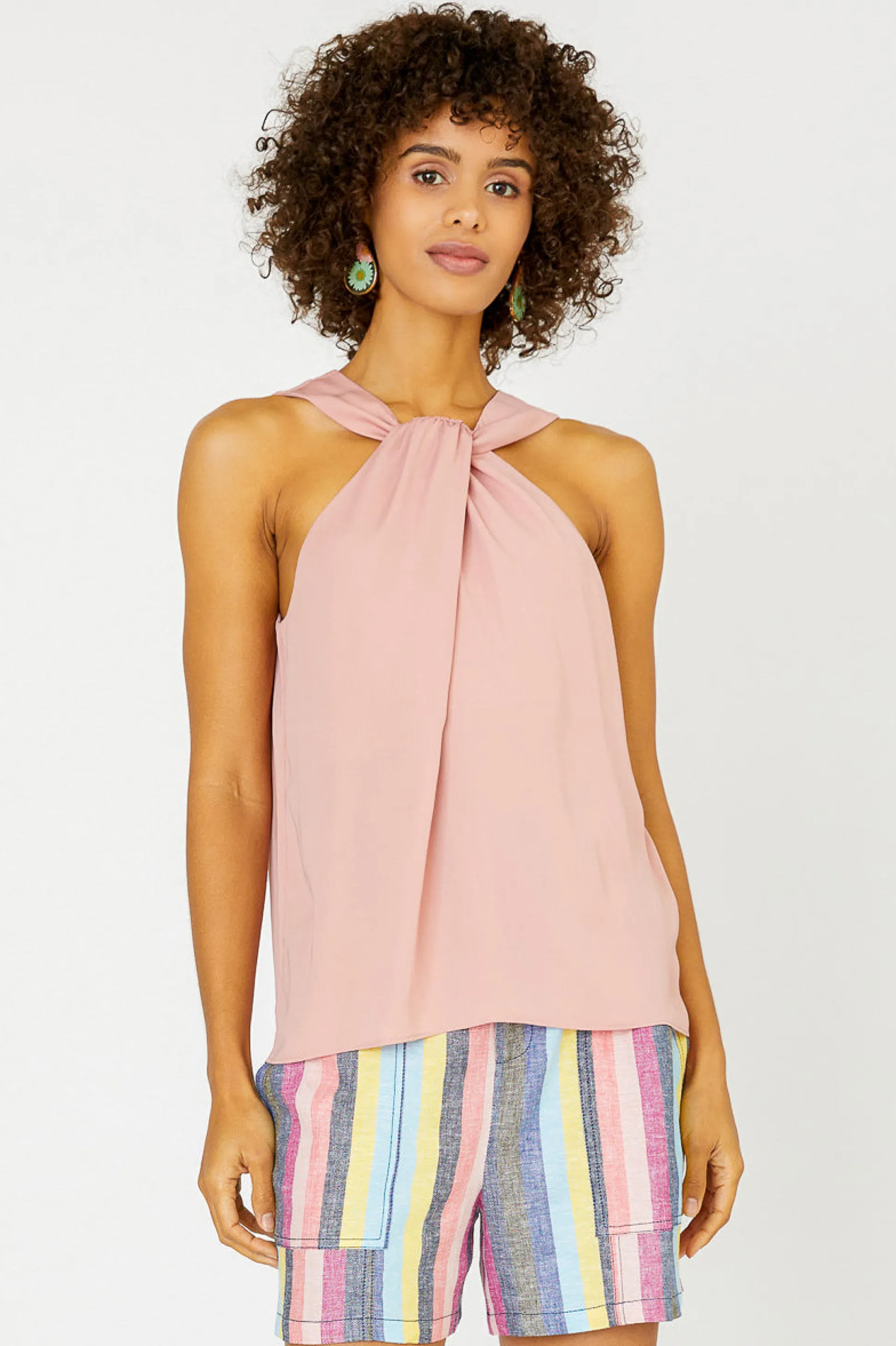 Cross Halter Neck Top<Current Air Clearance