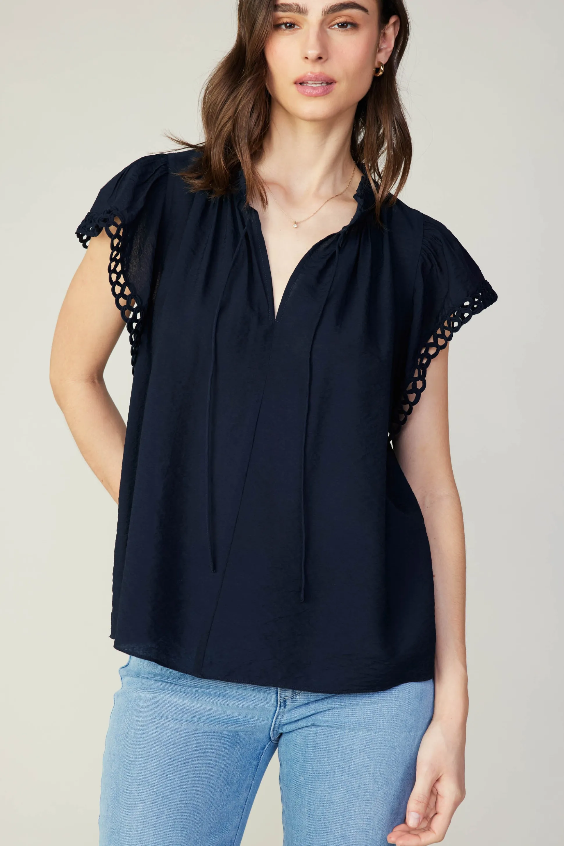 Eyelet Blouse<Current Air Best