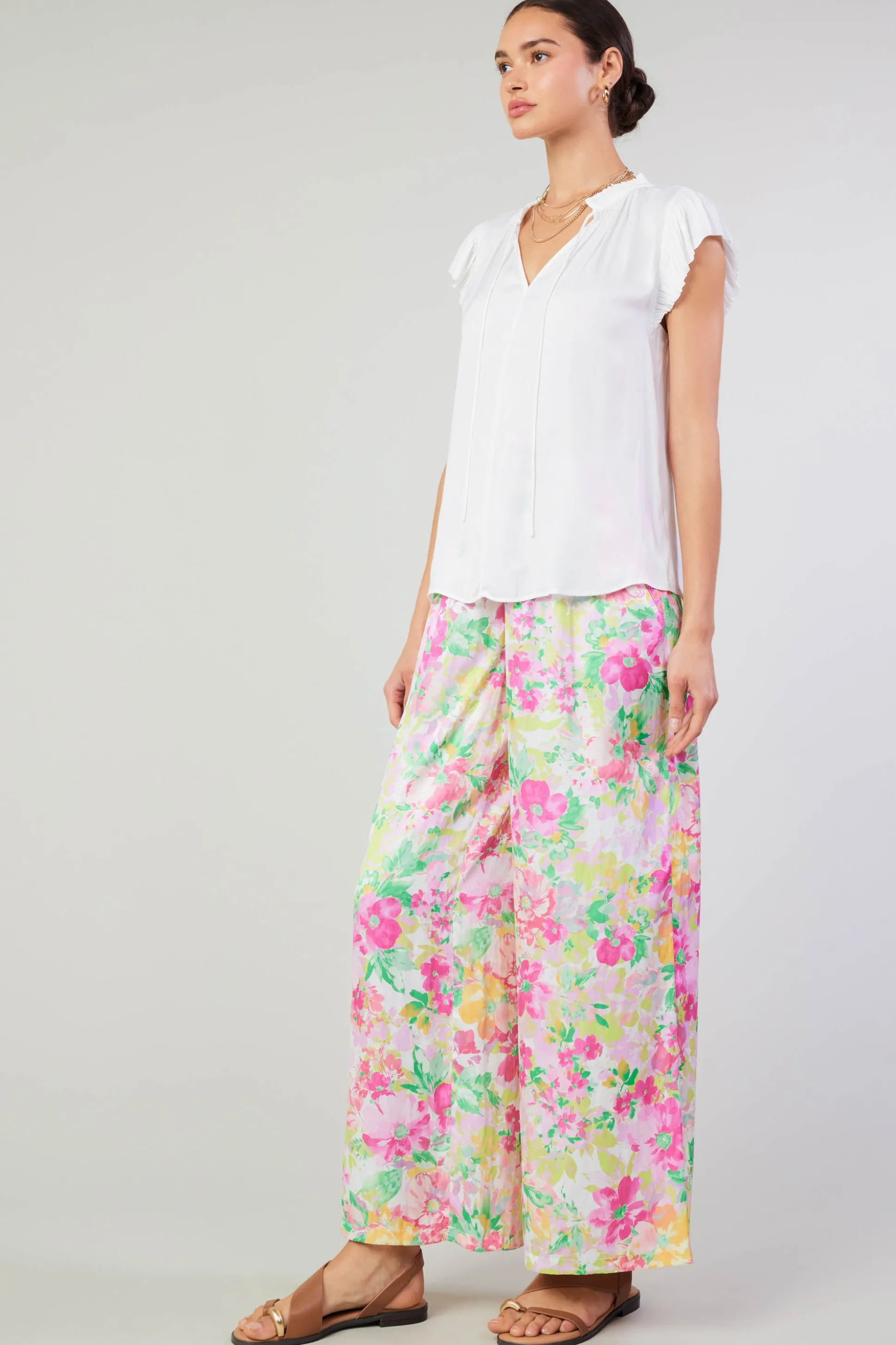 Margot Pleated Sleeve Blouse<Current Air Outlet