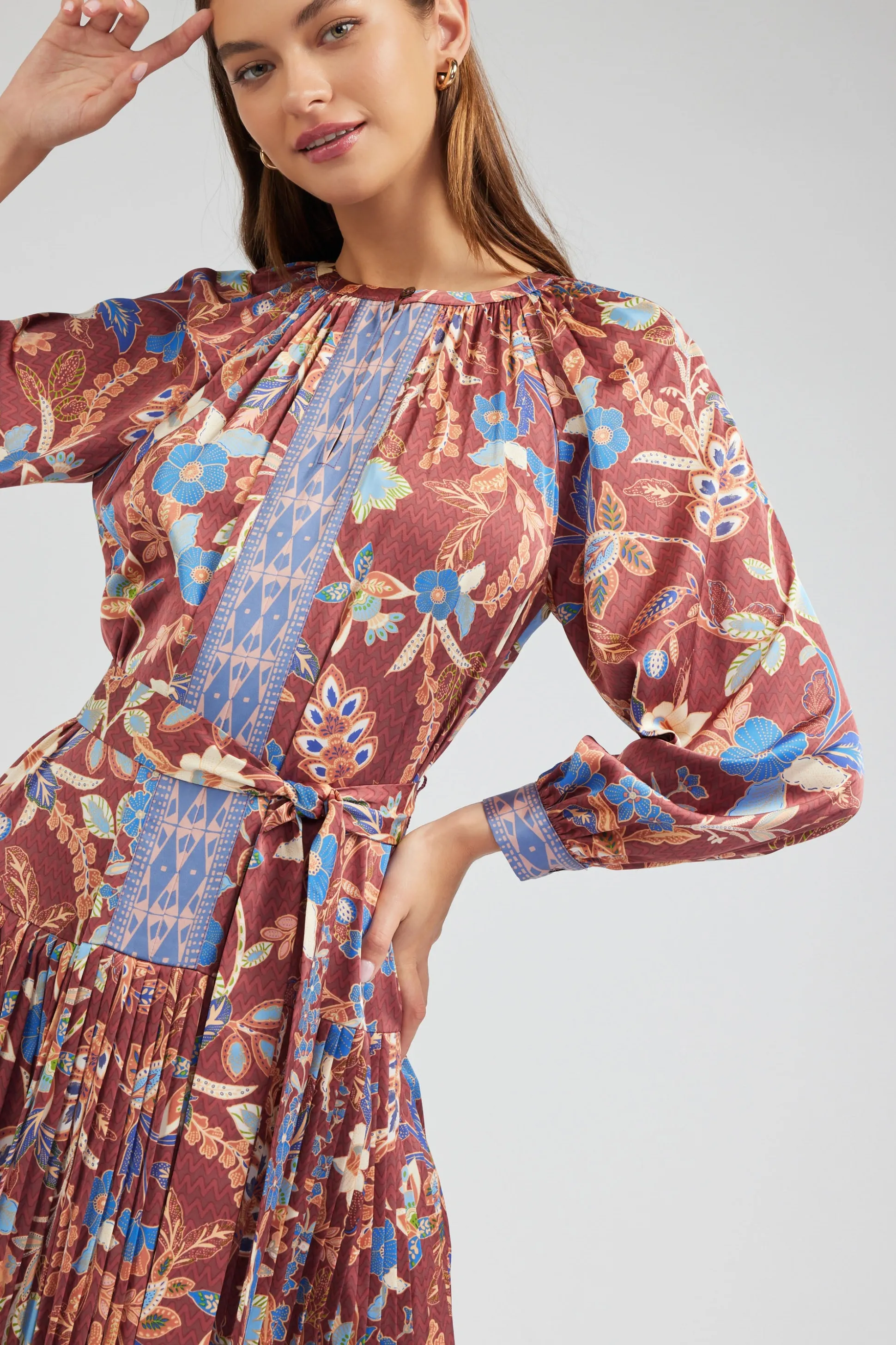 Botanical High Neck Dress<Current Air Hot