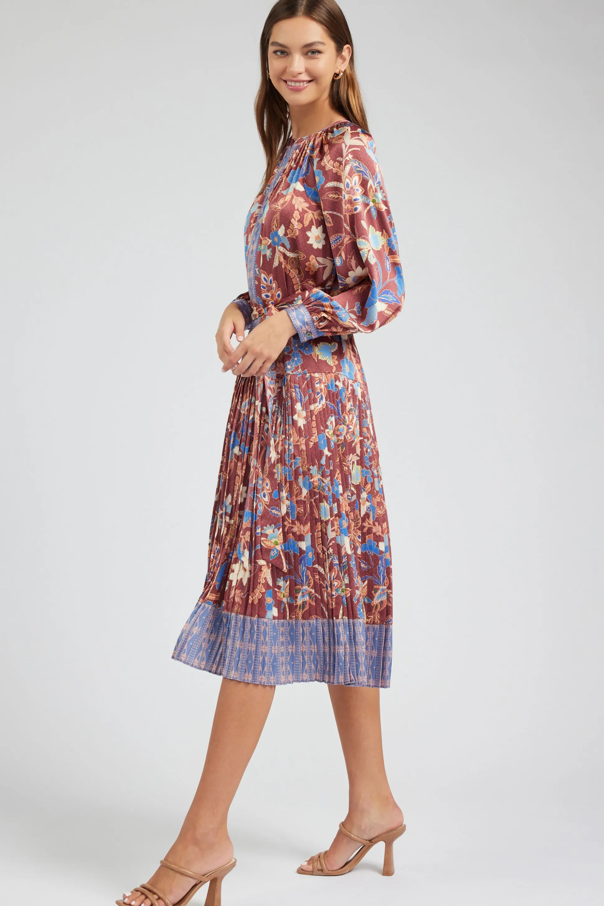 Botanical High Neck Dress<Current Air Hot