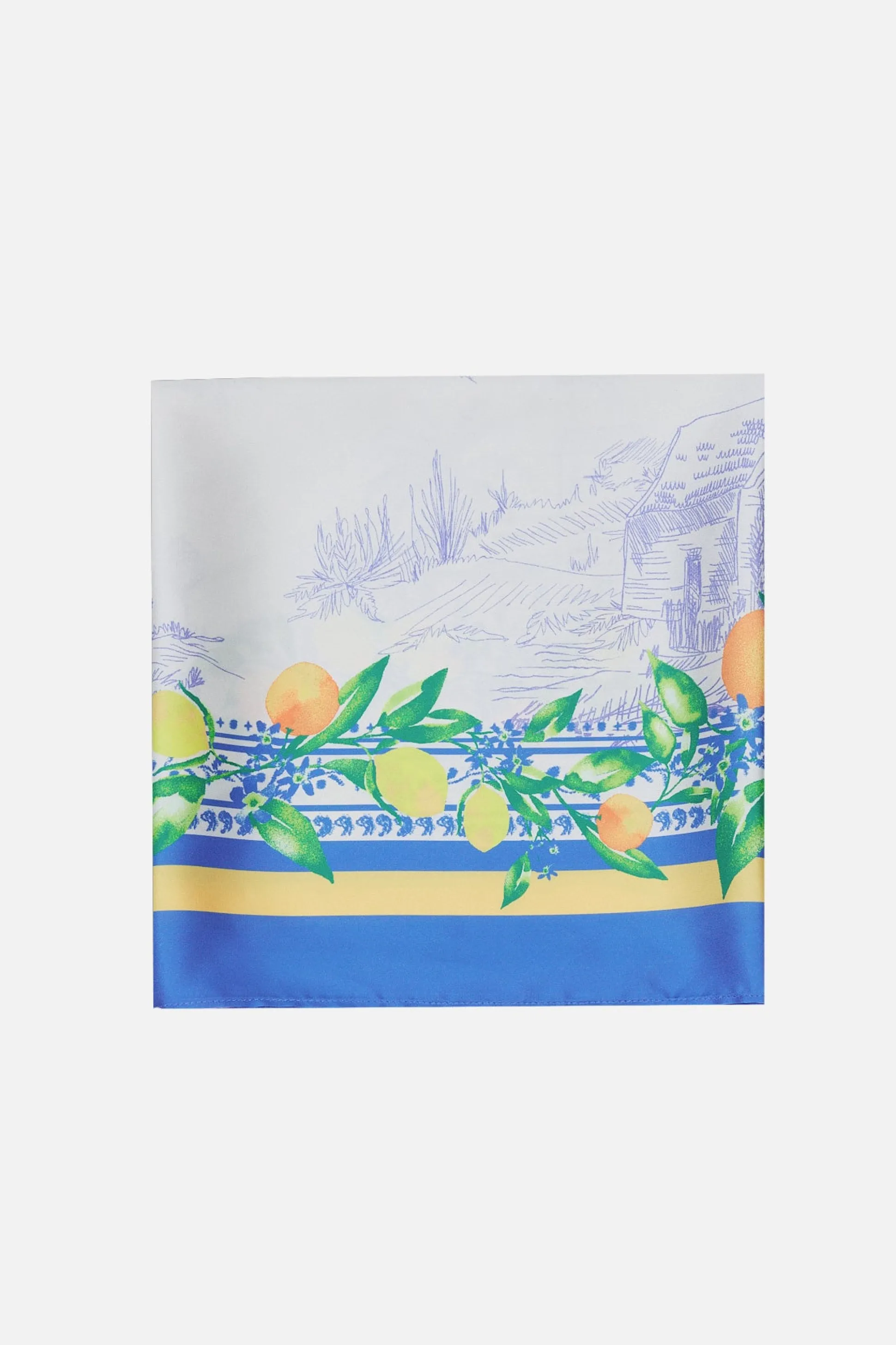 Recycled Signature Print Large Scarf<Current Air Hot