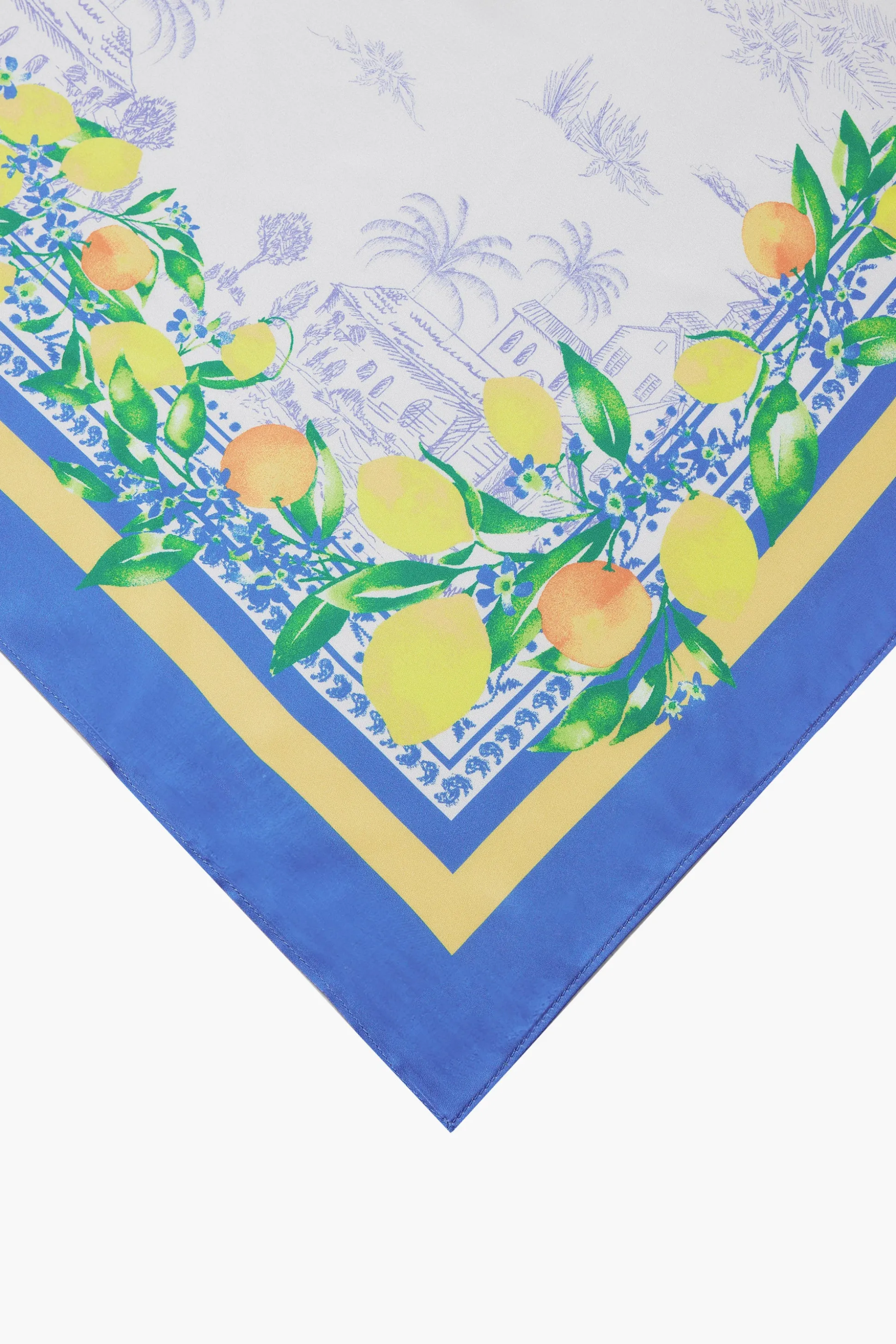 Recycled Signature Print Large Scarf<Current Air Hot