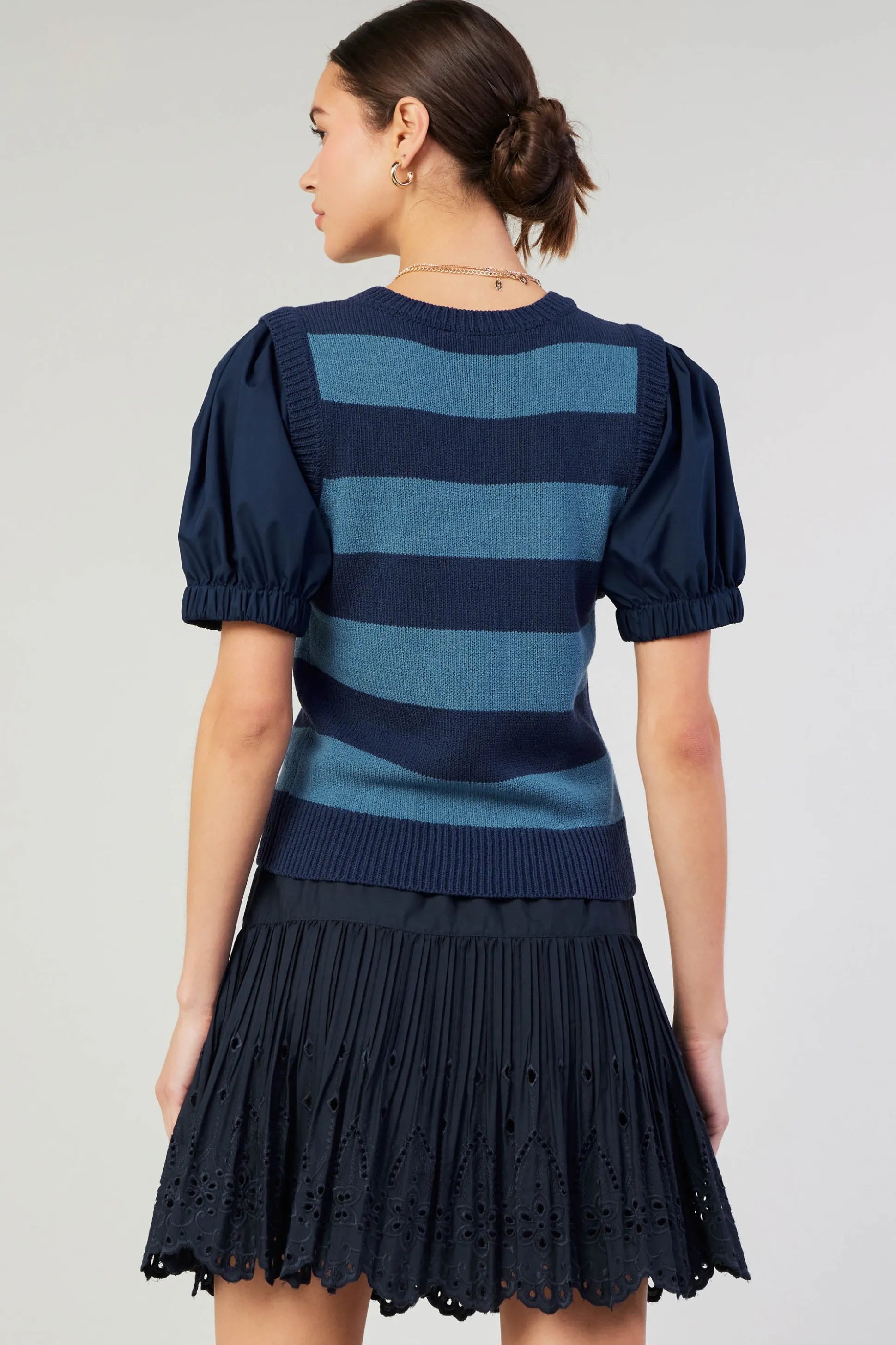 Striped Sweater Top<Current Air Online