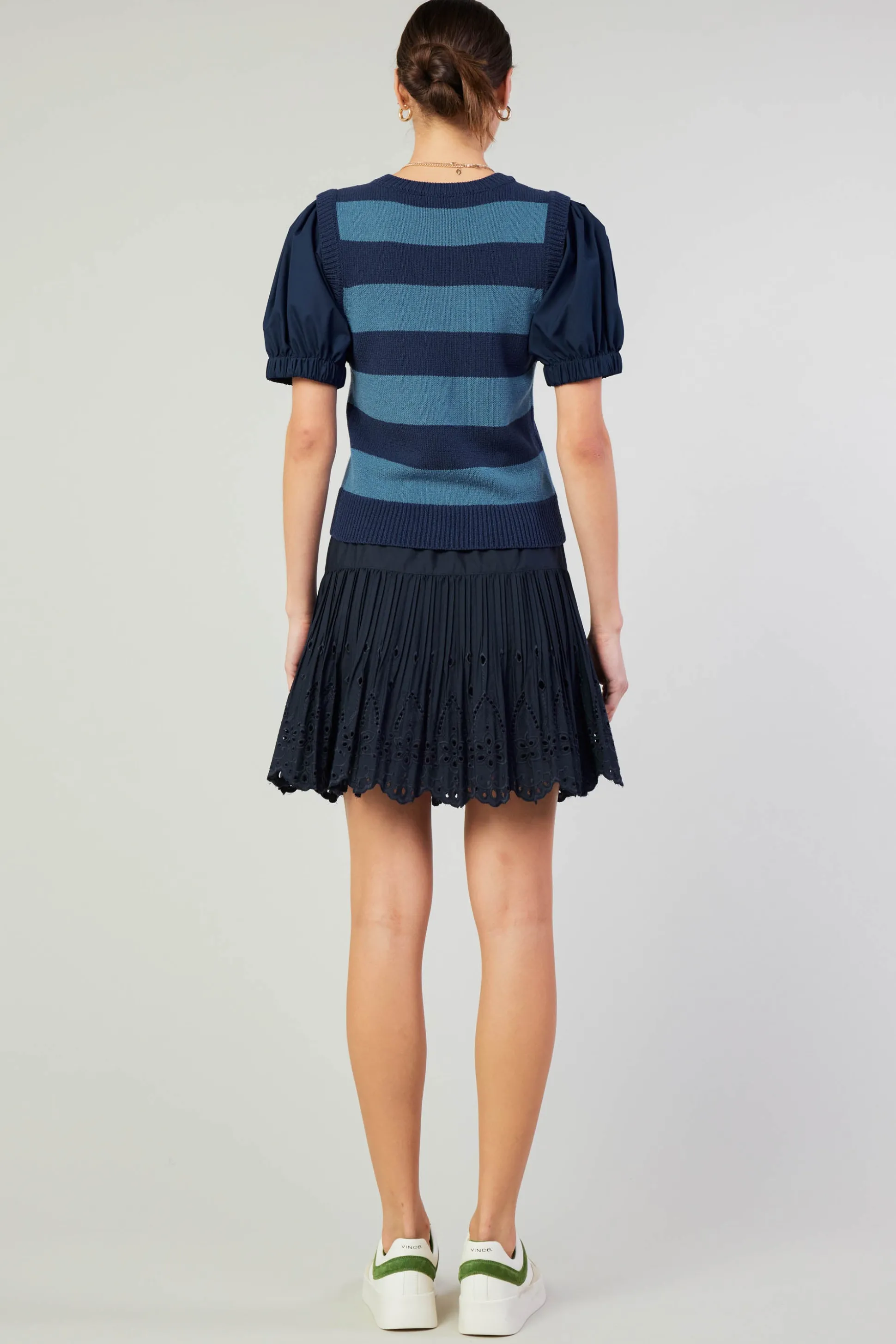 Striped Sweater Top<Current Air Online