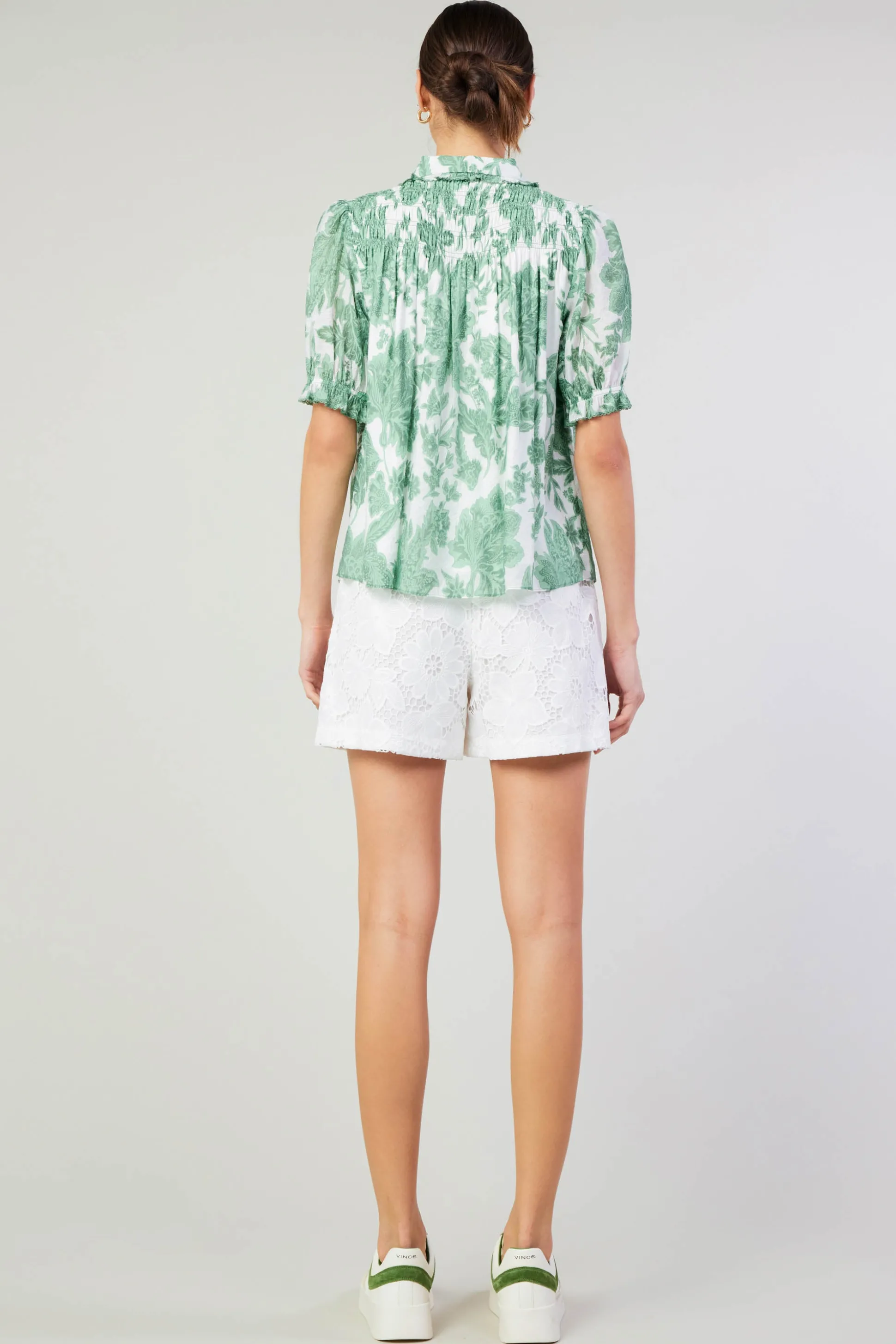 Tulip Jacquard Blouse<Current Air Hot