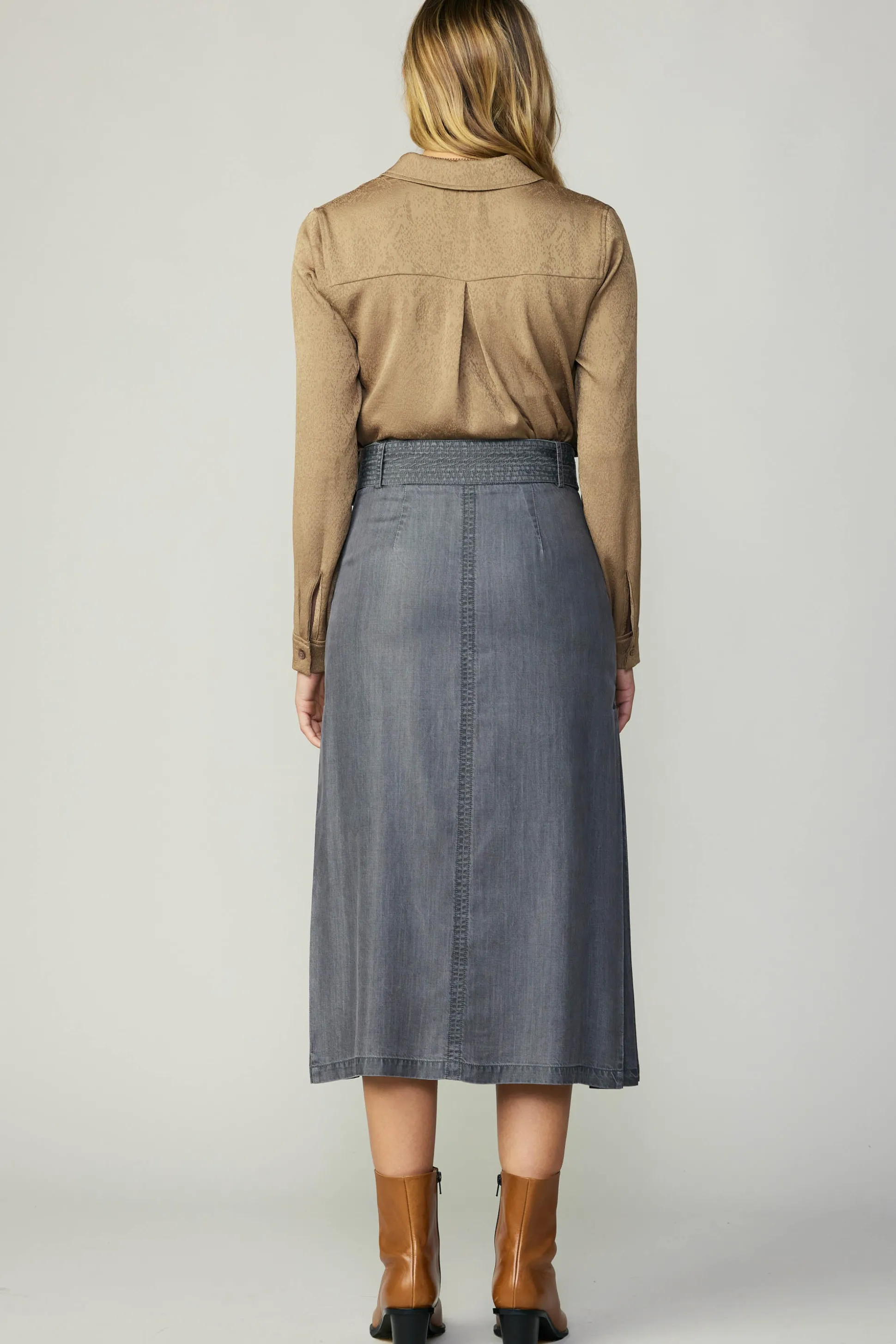 Washed Utility Skirt<Current Air Hot