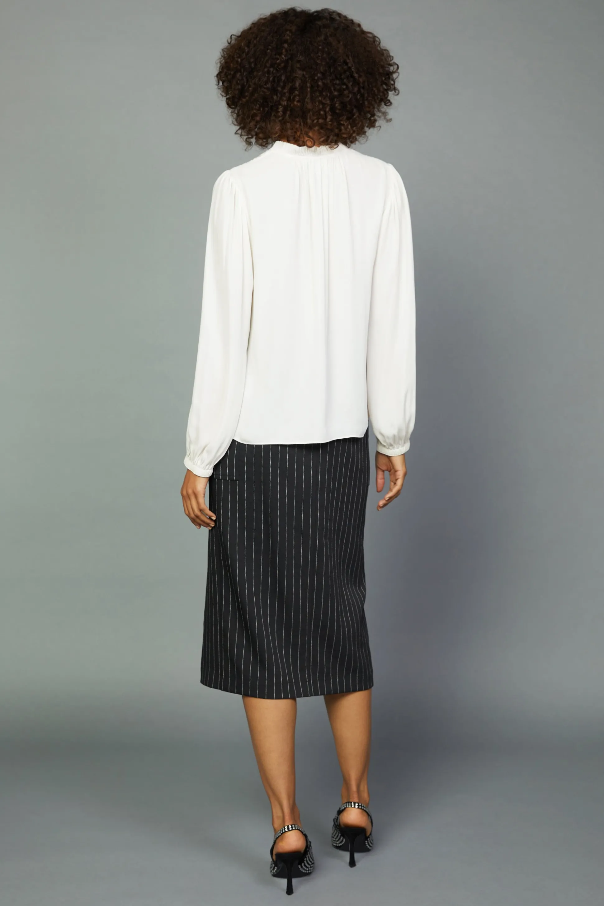 Split Neck Blouse<Current Air Sale