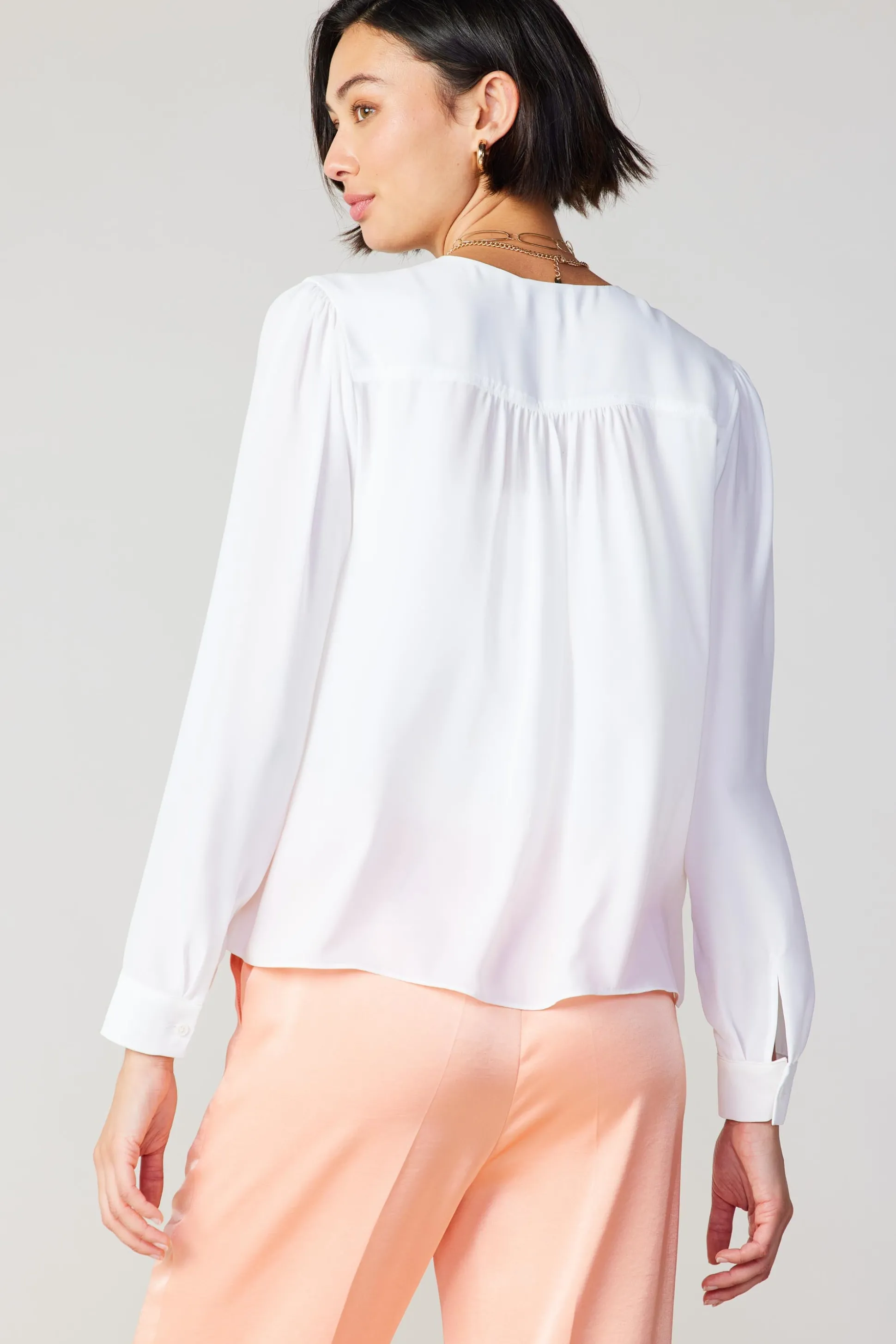 Pleat Detail Buttondown Shirt<Current Air Discount