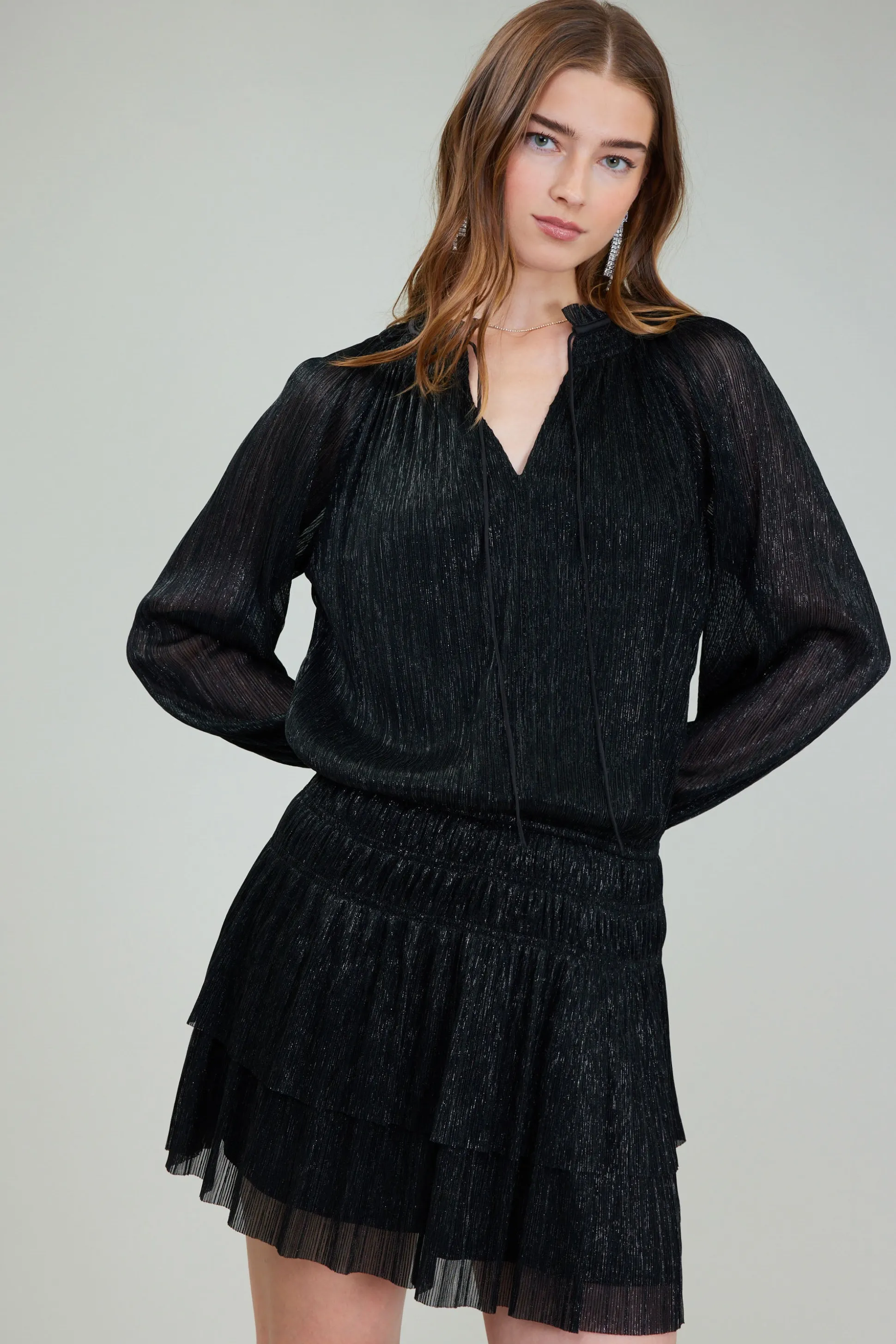 Shimmering Mini Dress<Current Air Online