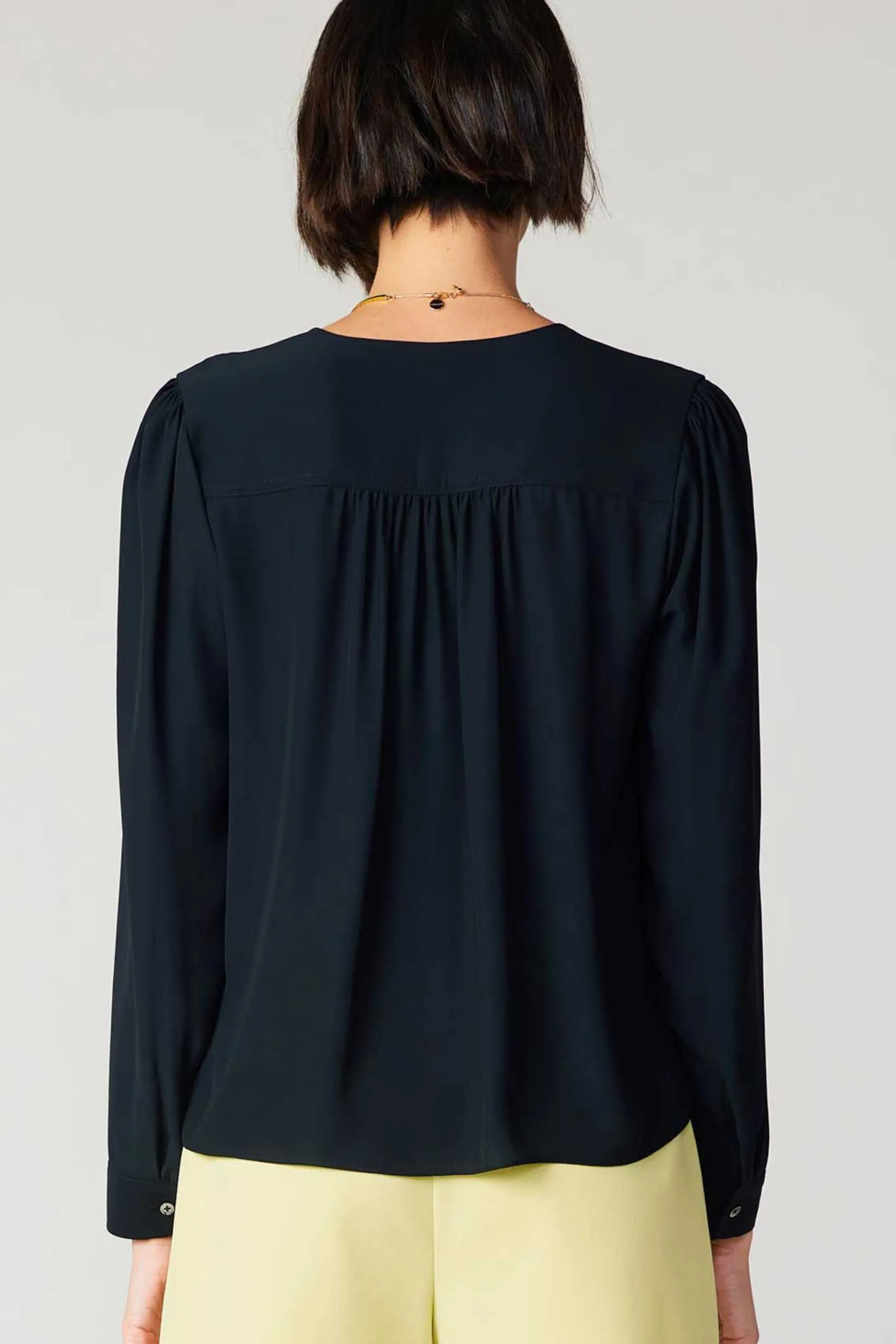Pleat Detail Buttondown Shirt<Current Air Online
