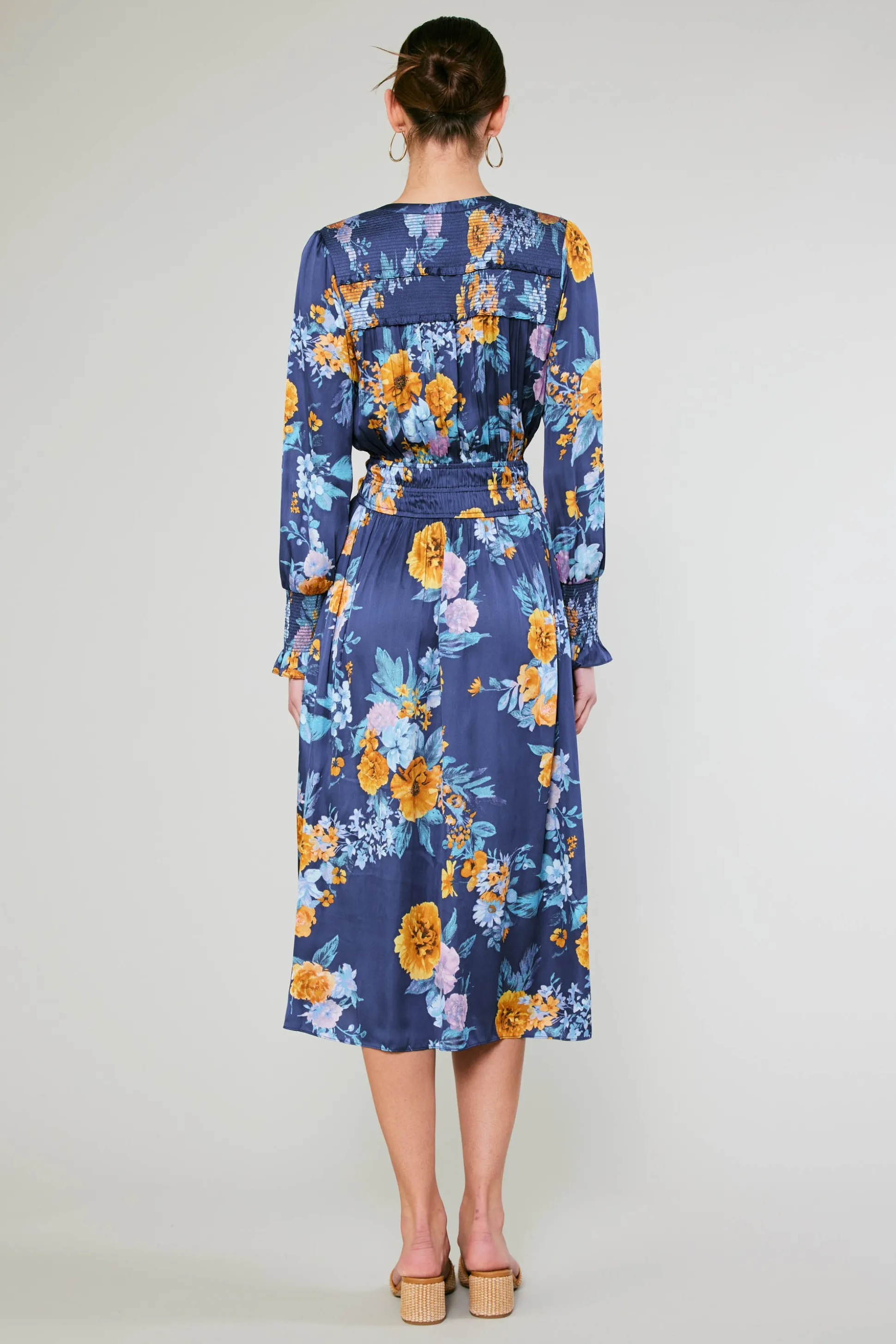 Aida Floral Midi Dress<Current Air Fashion