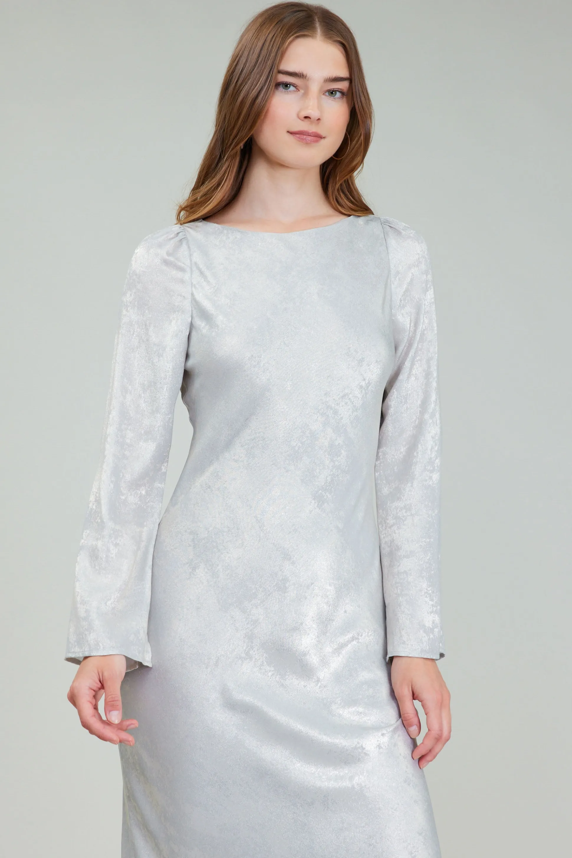 Opalescent Textured Maxi Dress<Current Air Best