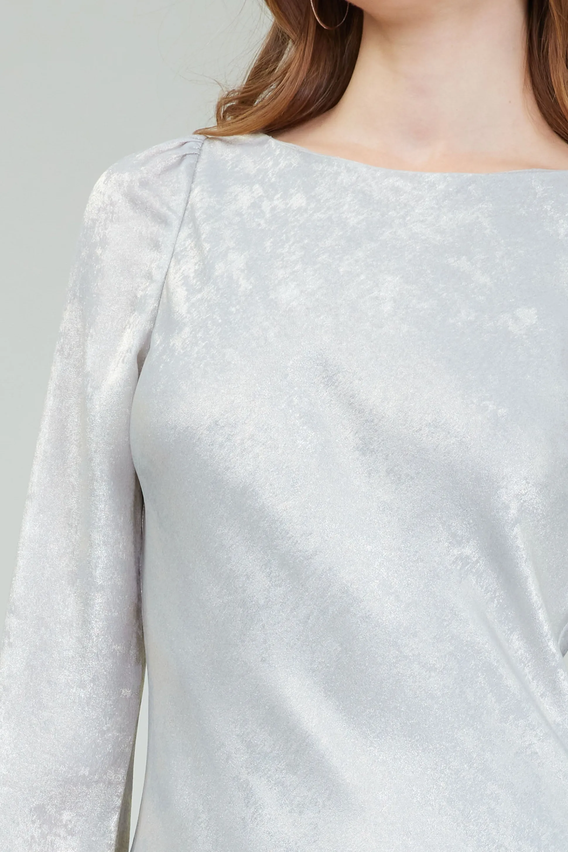 Opalescent Textured Maxi Dress<Current Air Best