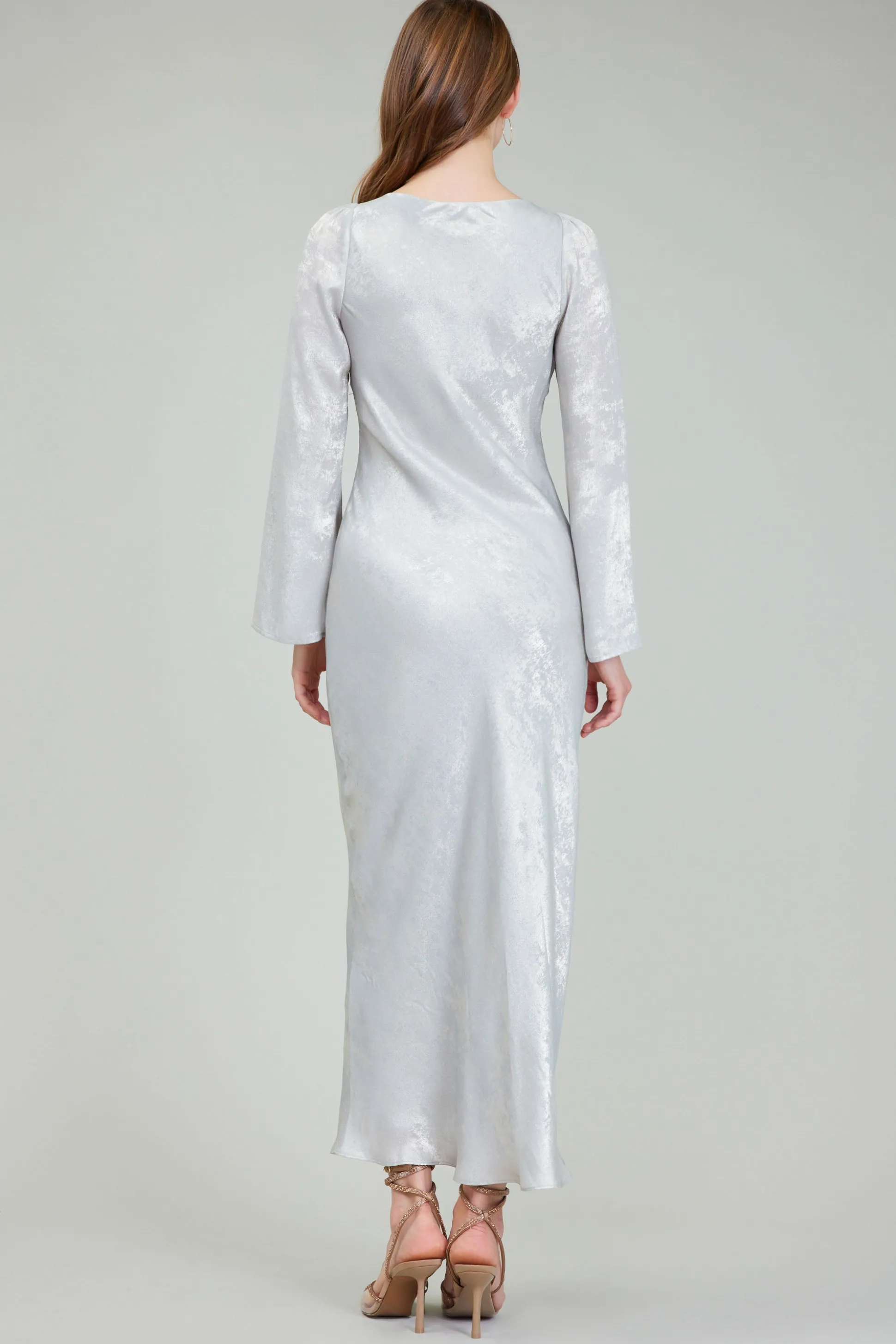 Opalescent Textured Maxi Dress<Current Air Best