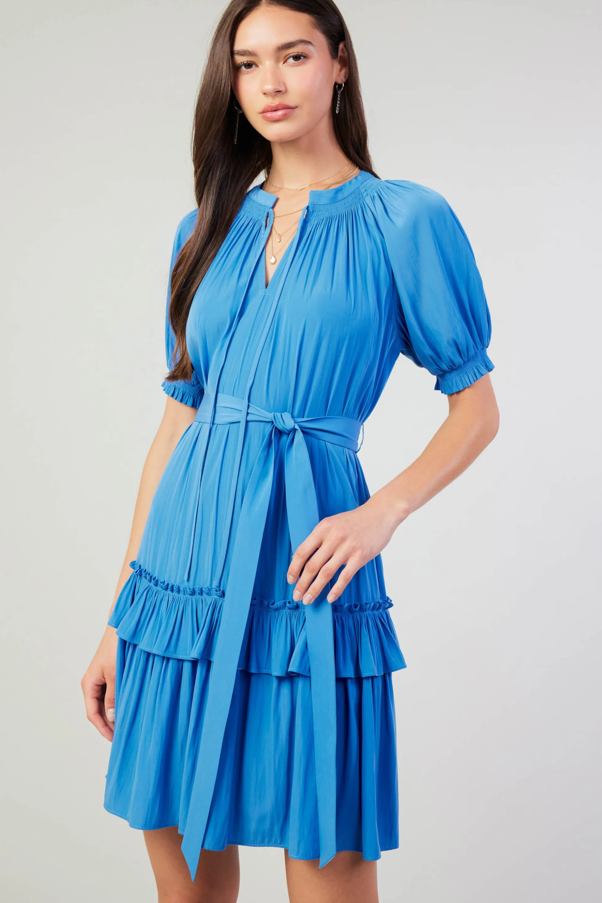 Coletta Smocked Yoke Mini Dress<Current Air Clearance