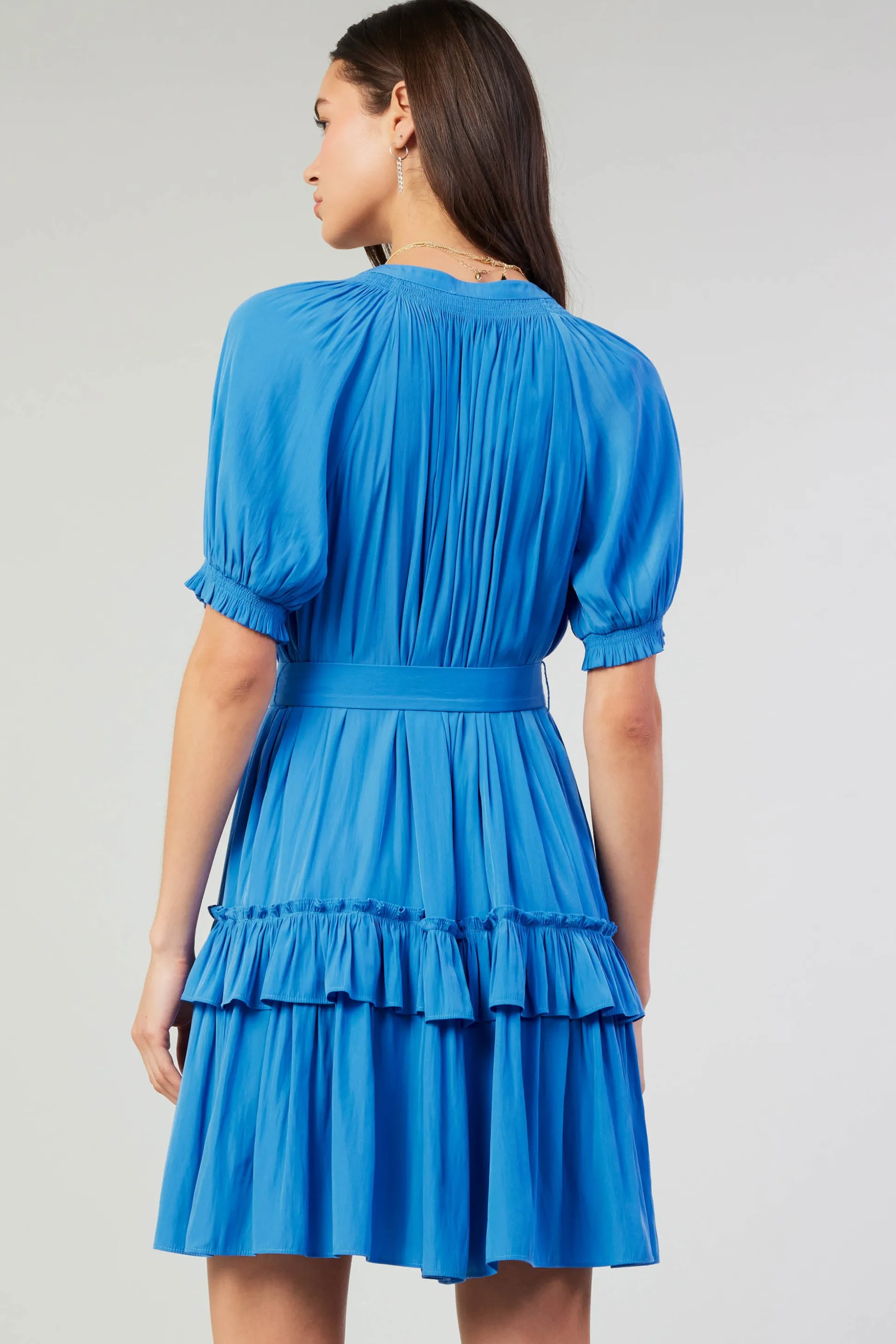 Coletta Smocked Yoke Mini Dress<Current Air Clearance