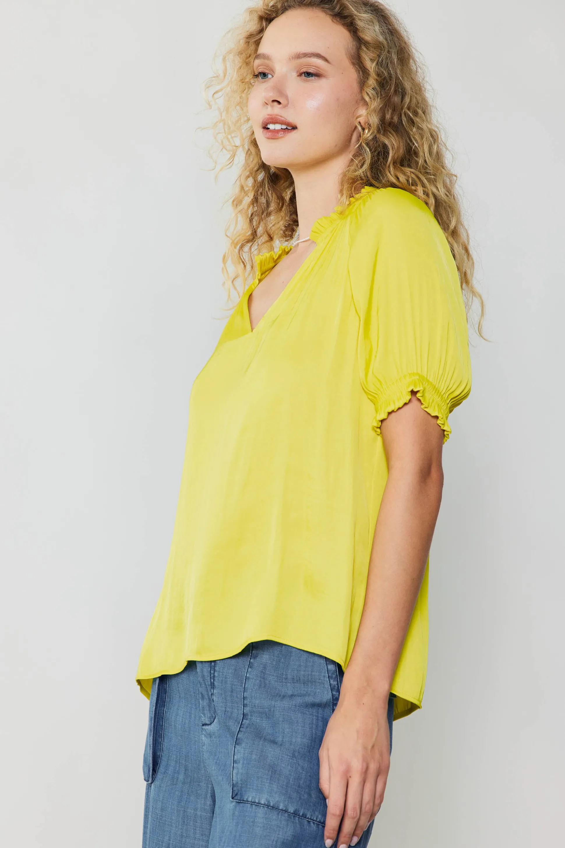 Ruffled Cuff Blouse<Current Air Discount