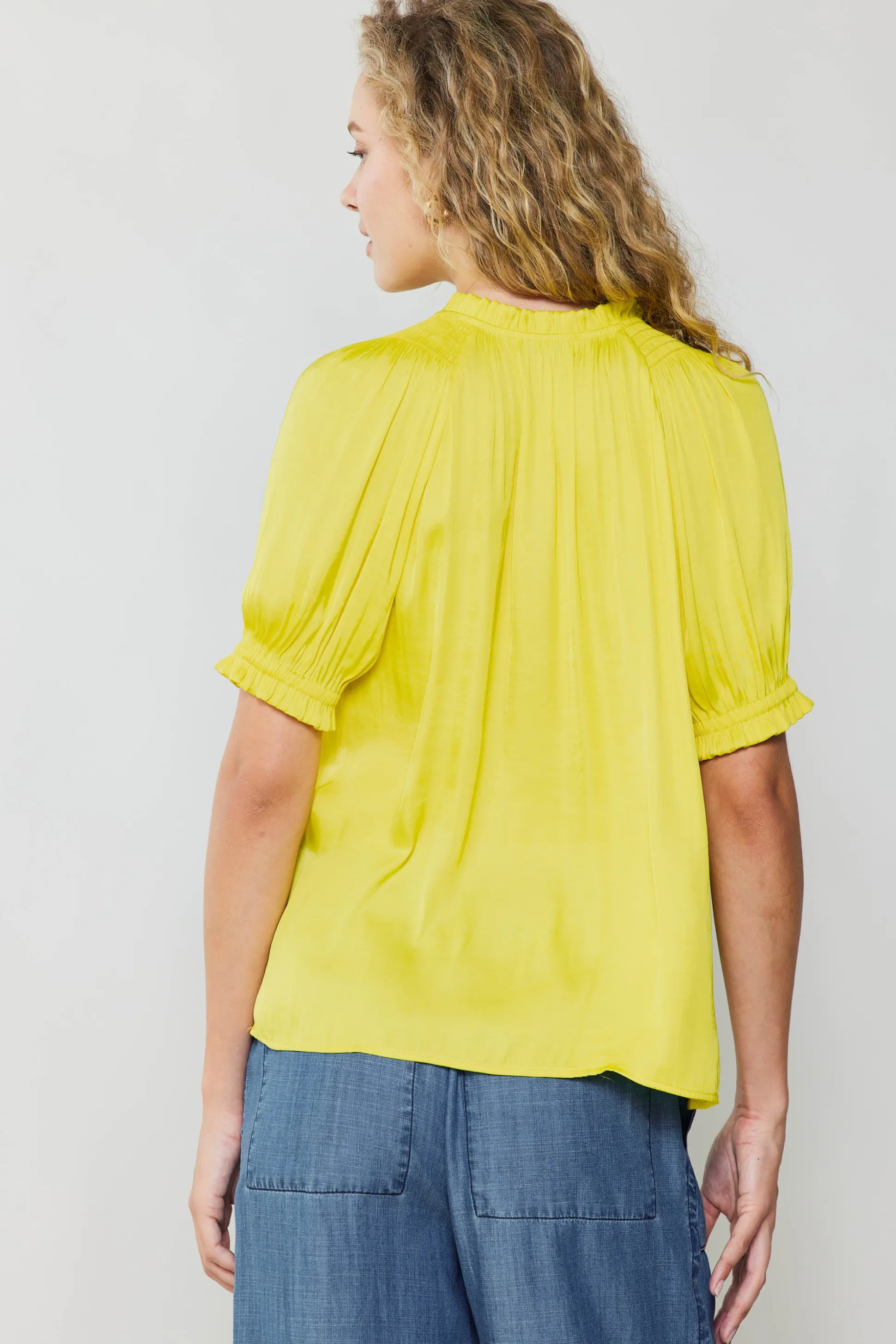 Ruffled Cuff Blouse<Current Air Discount