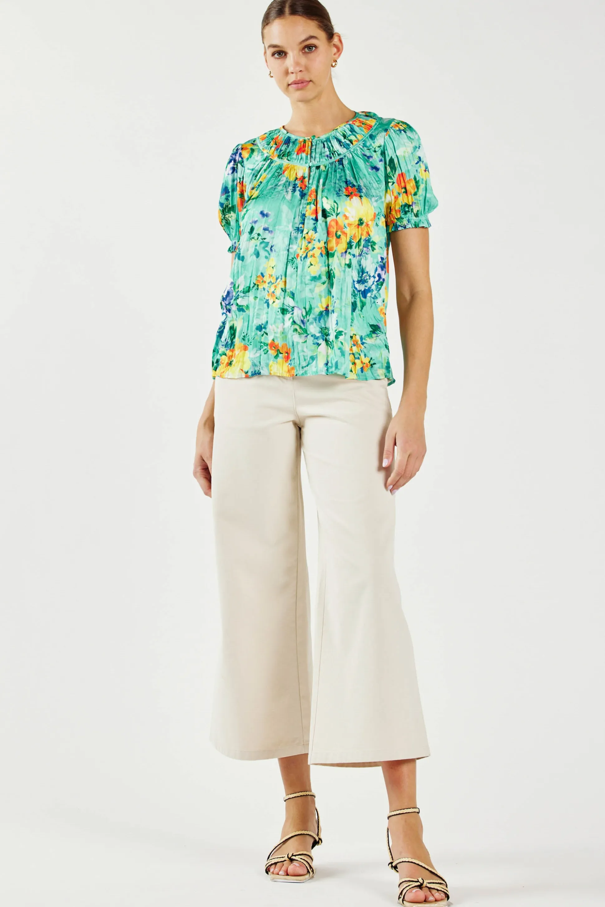 Brooklyn Crinkle Top<Current Air Online