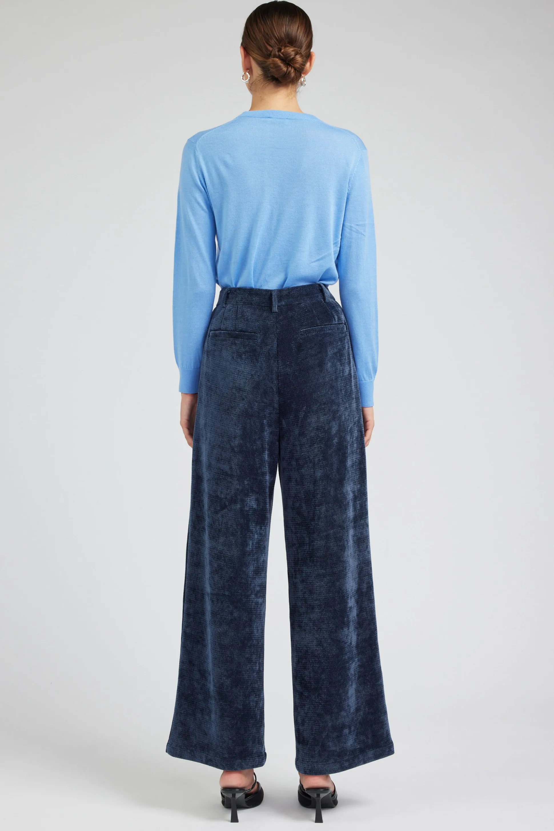 Corduroy Pleated Wide Leg Pant<Current Air Clearance