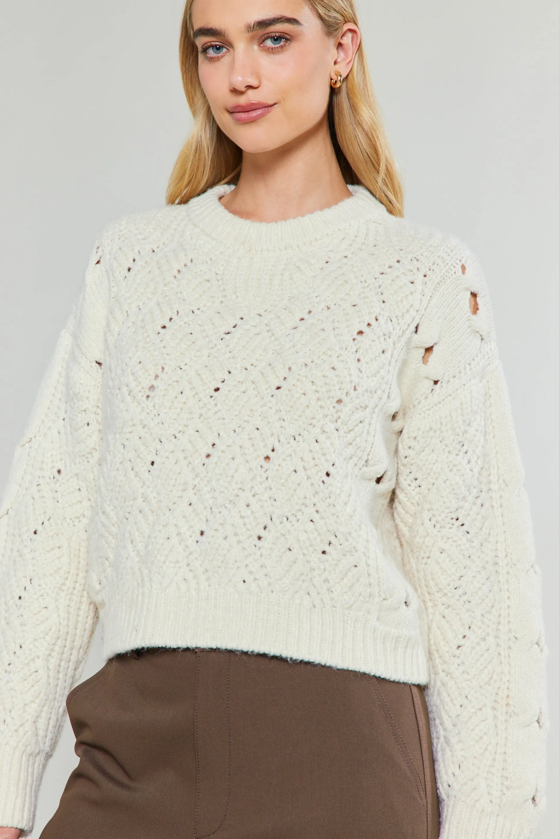 Cable Knit Sweater<Current Air Clearance