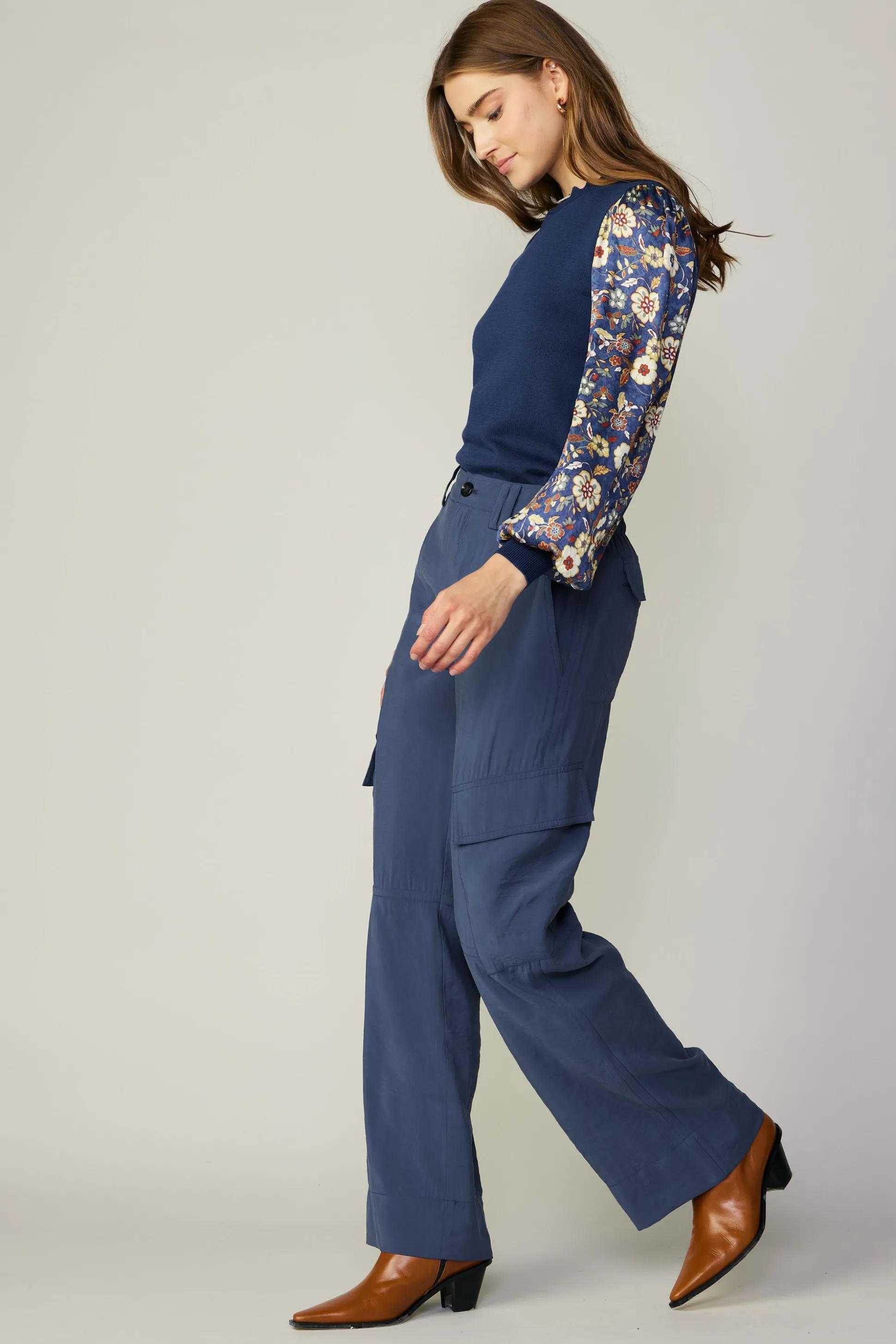 Wide Leg Cargo Pant<Current Air Best