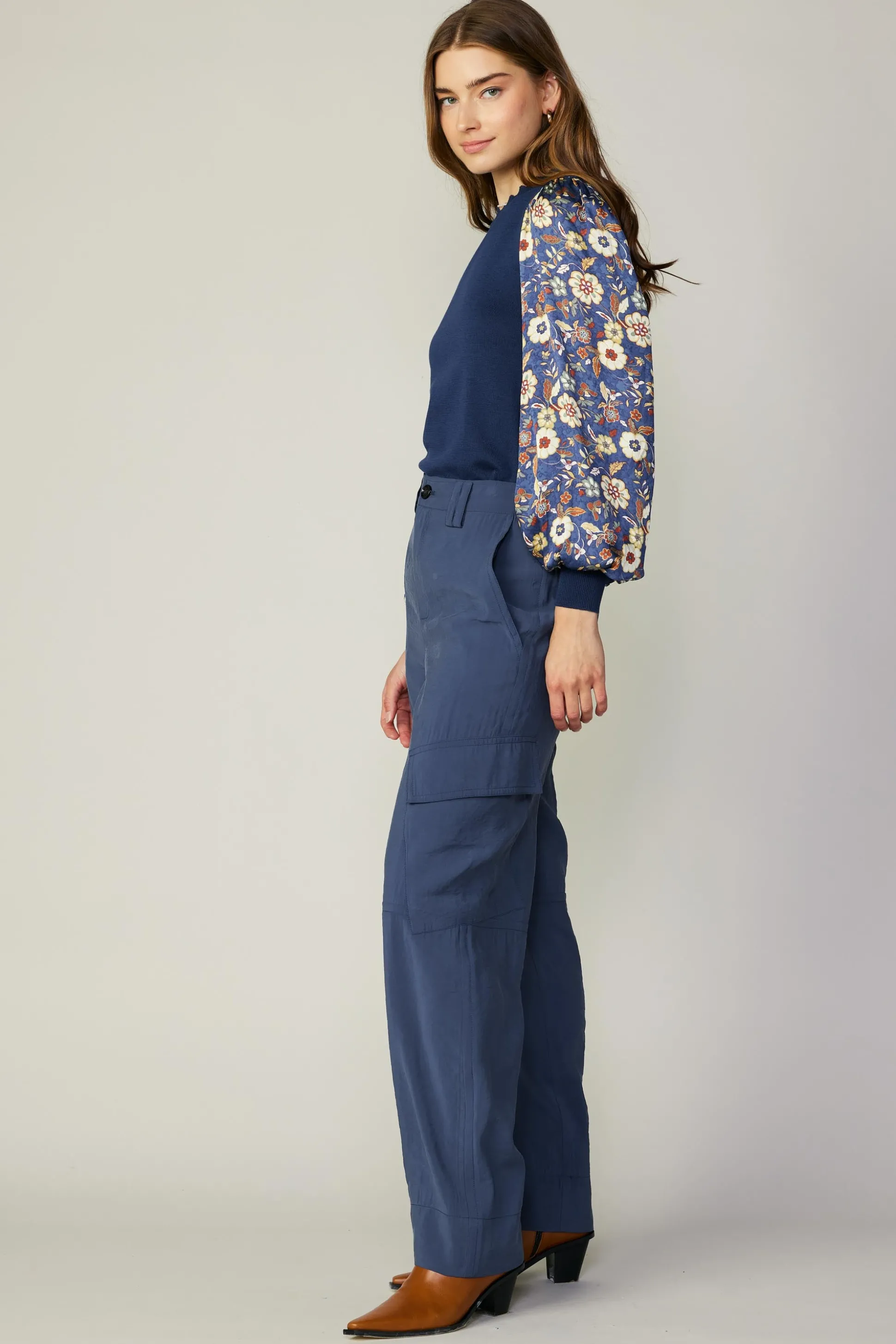 Wide Leg Cargo Pant<Current Air Best