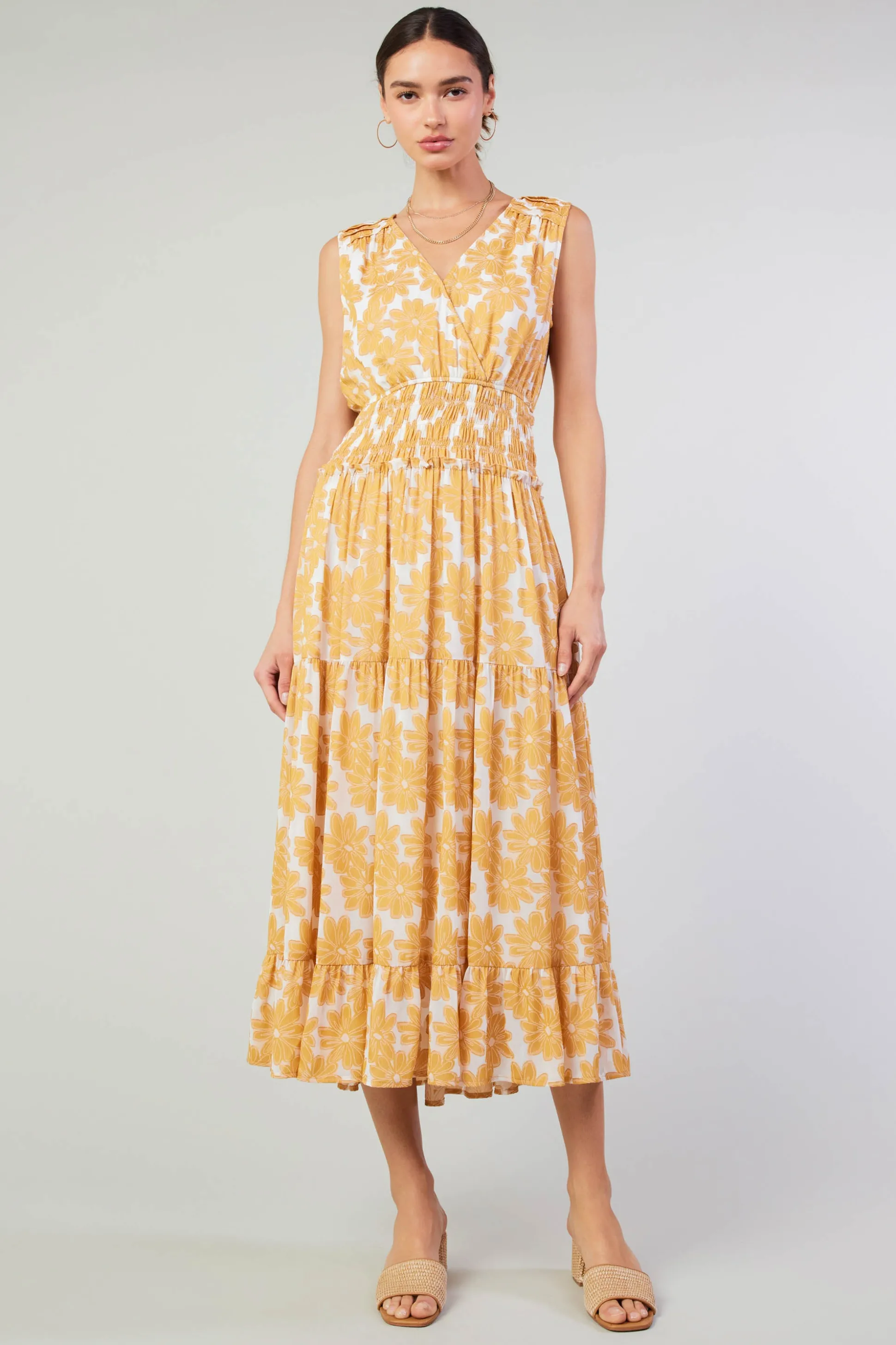 Daisy Jacquard Maxi Dress<Current Air Hot
