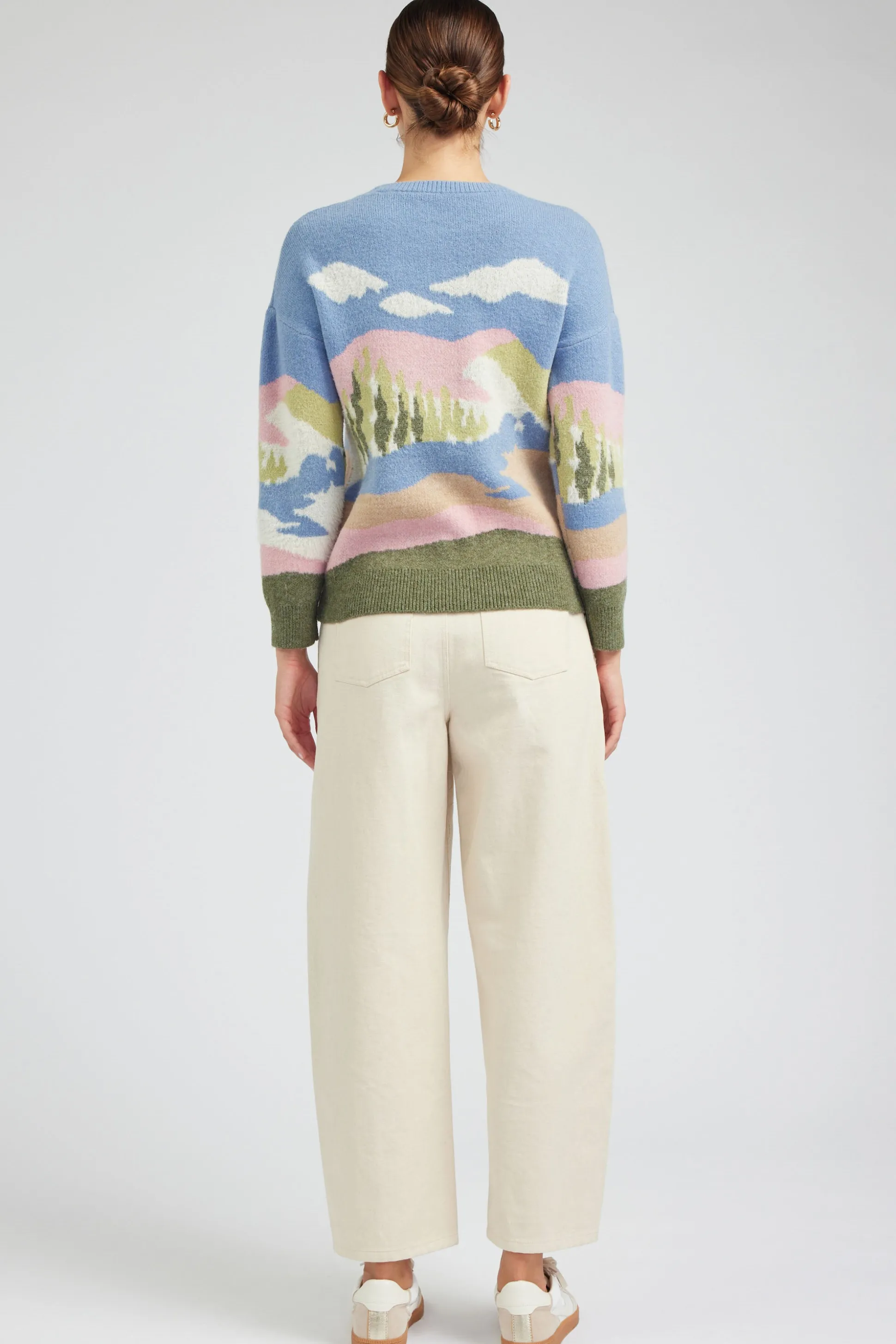 Cloudy Meadows Sweater<Current Air New