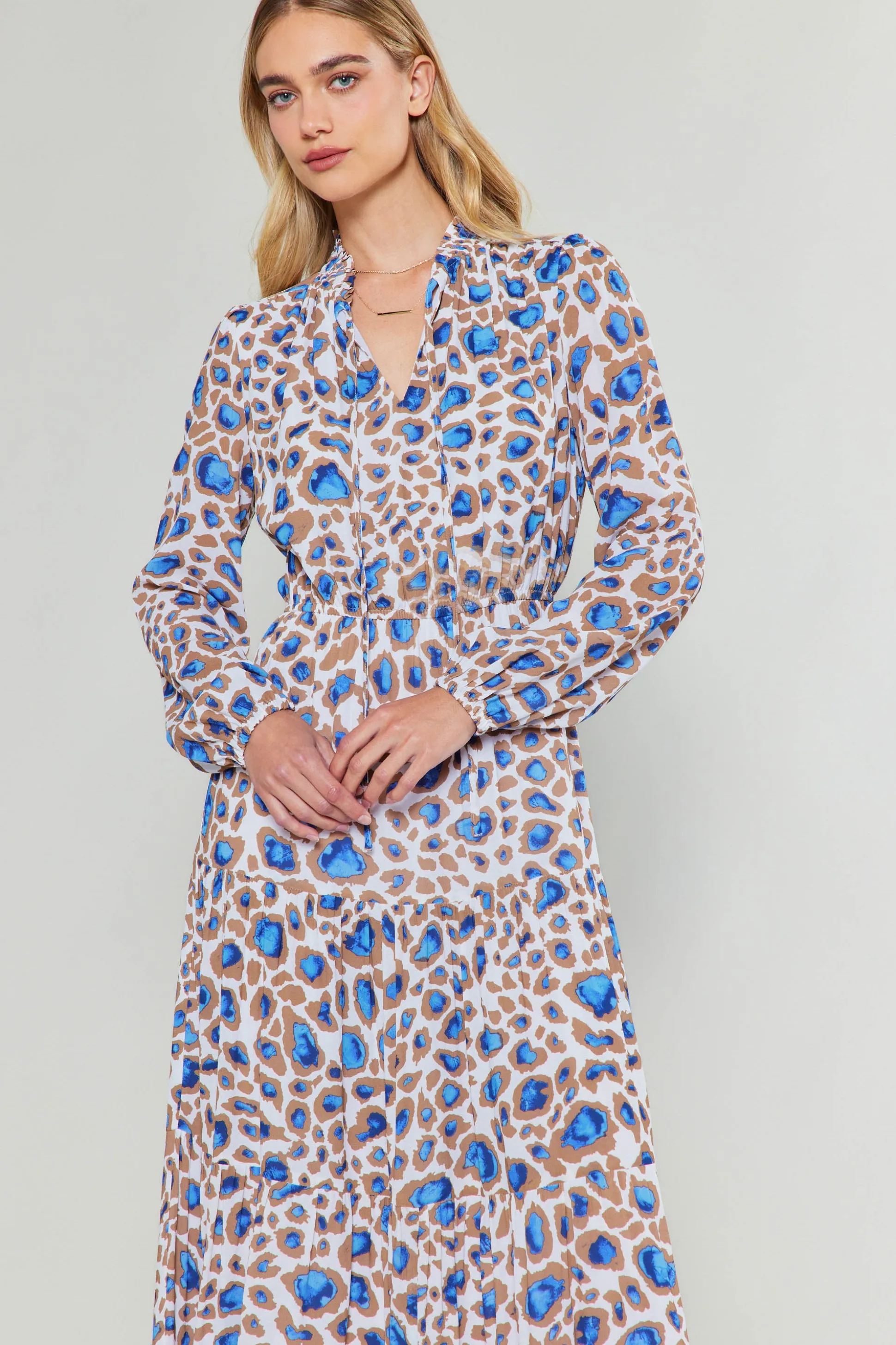 Sapphire Cenote Print Maxi Dress<Current Air Sale