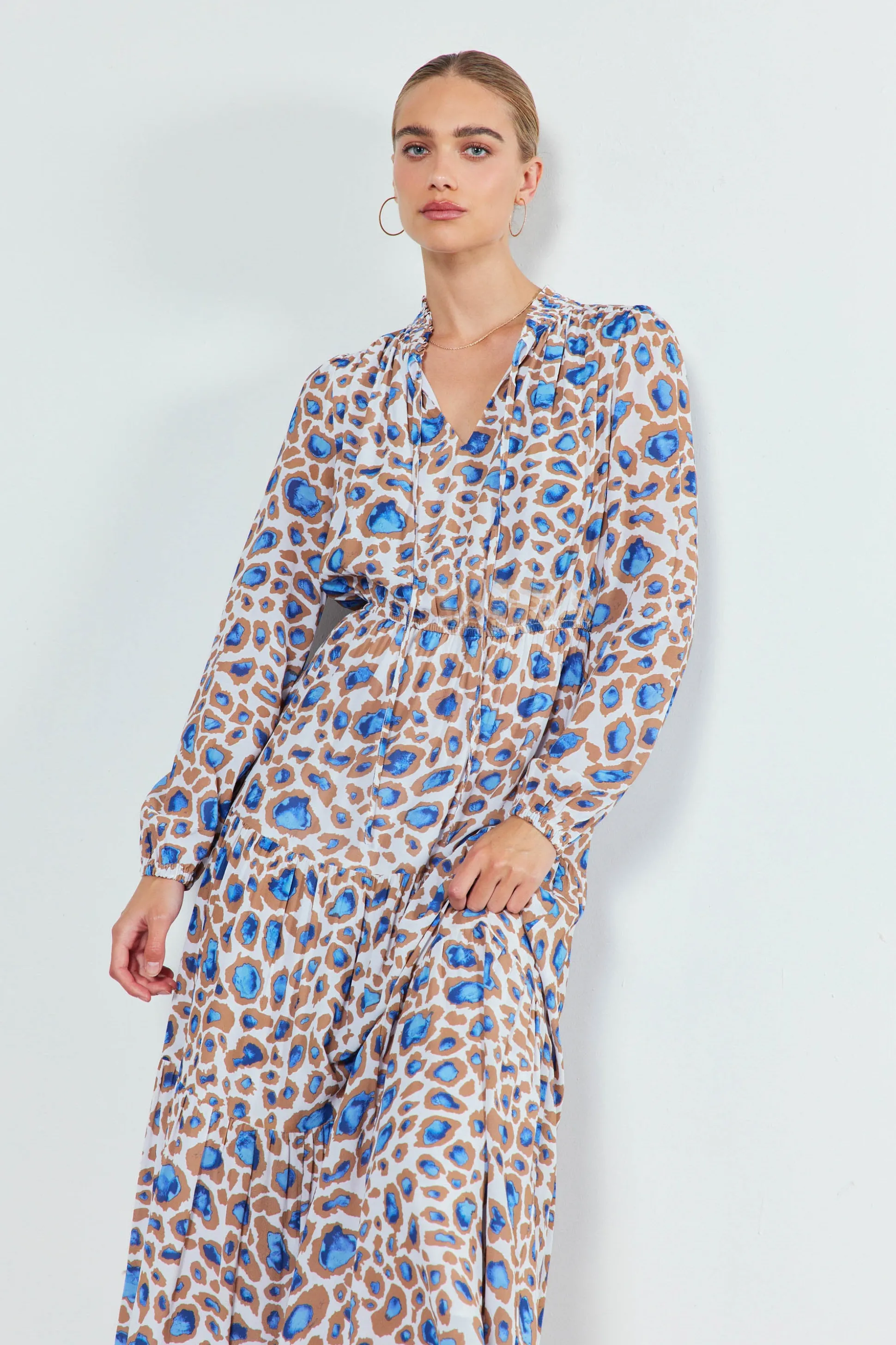 Sapphire Cenote Print Maxi Dress<Current Air Sale