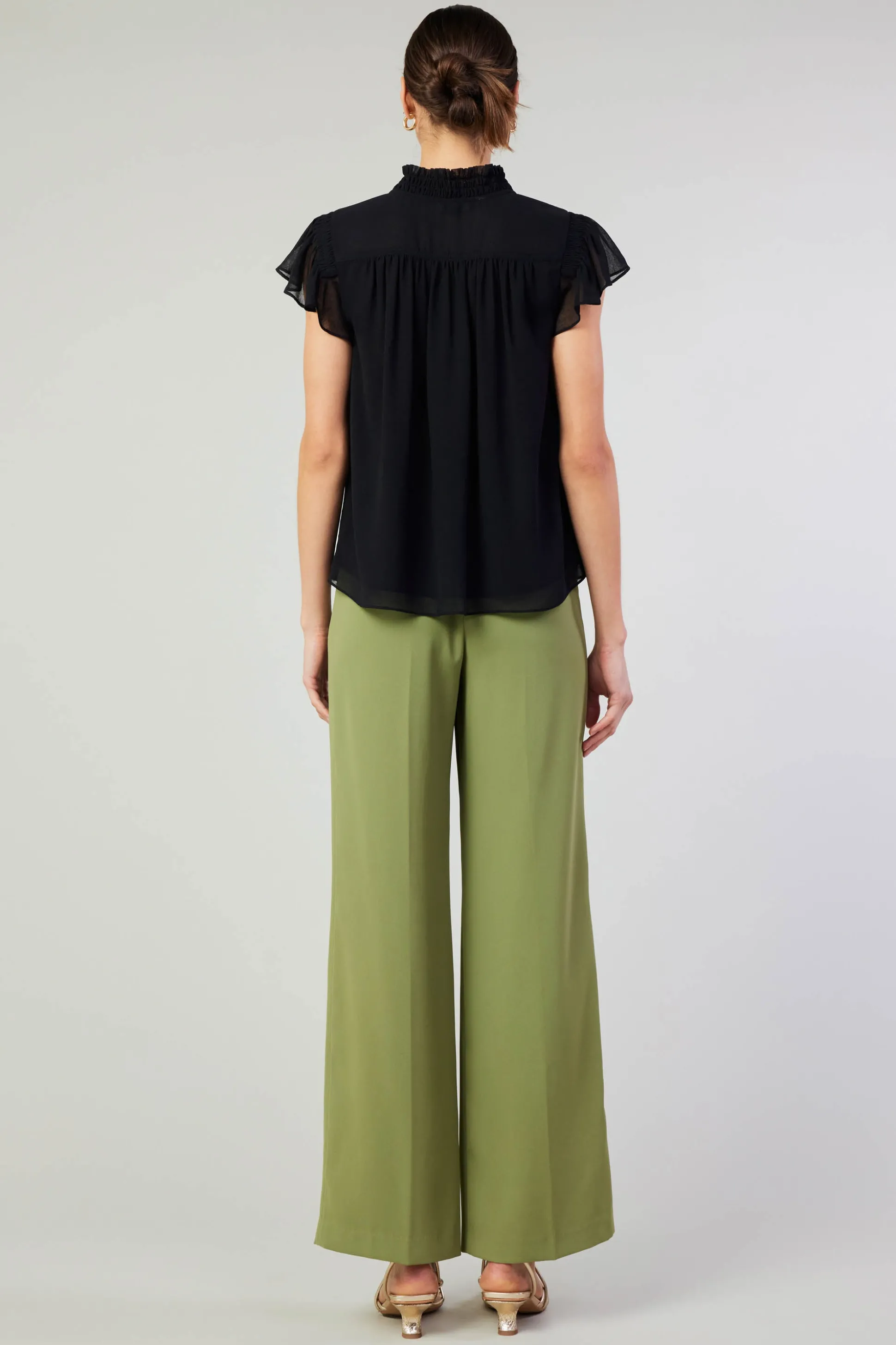 Cap Sleeve Blouse<Current Air Clearance