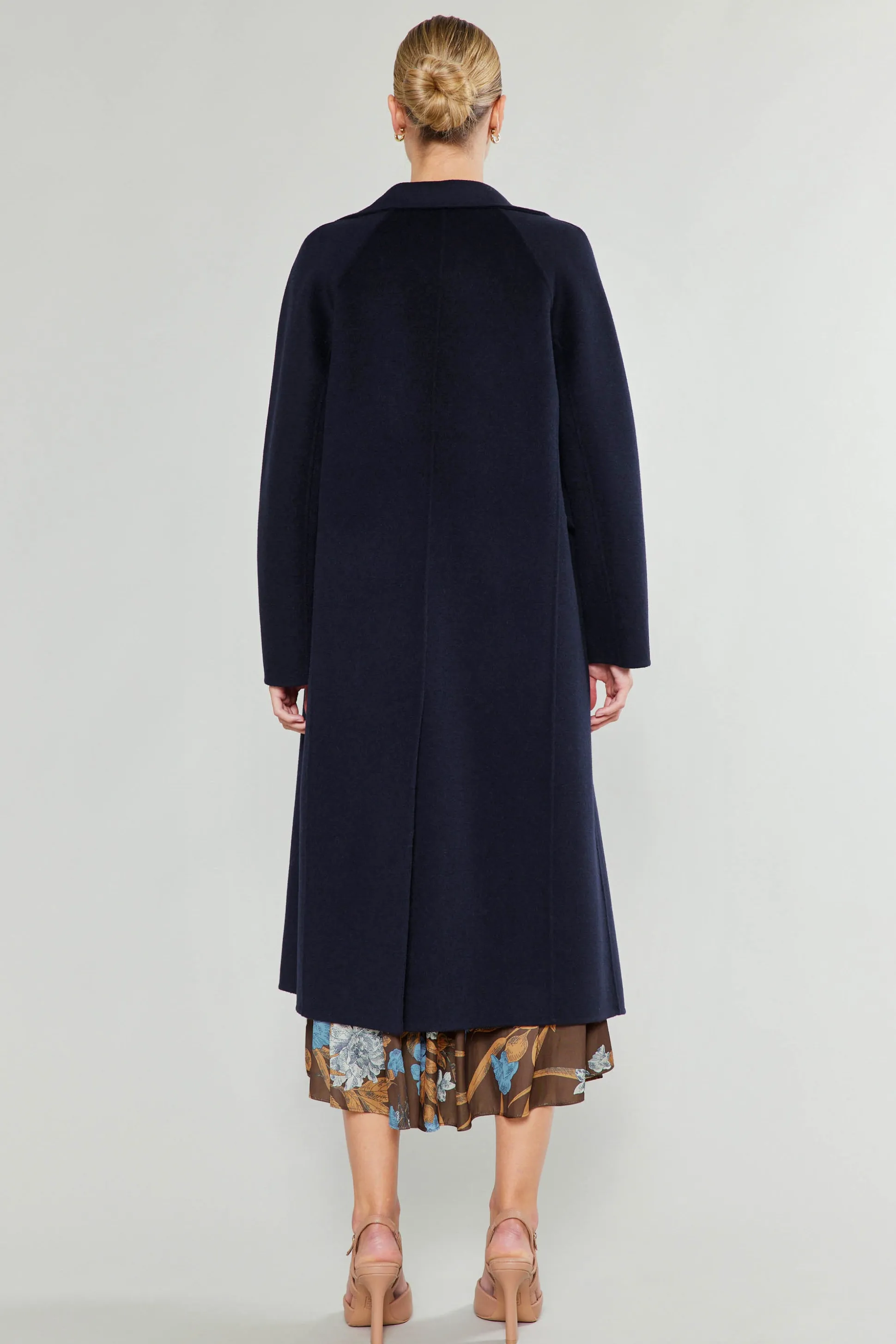 Double Breasted Wool Coat<Current Air Best